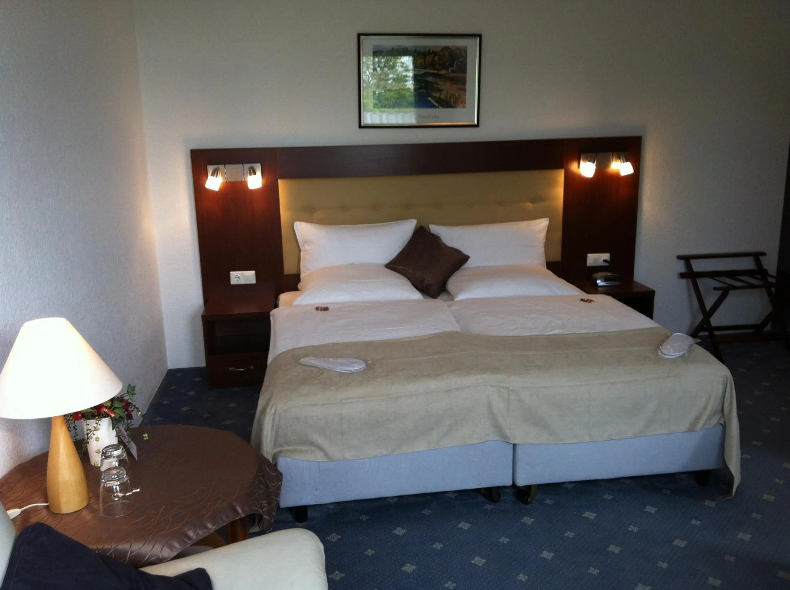 Bed in Hotel Abalone