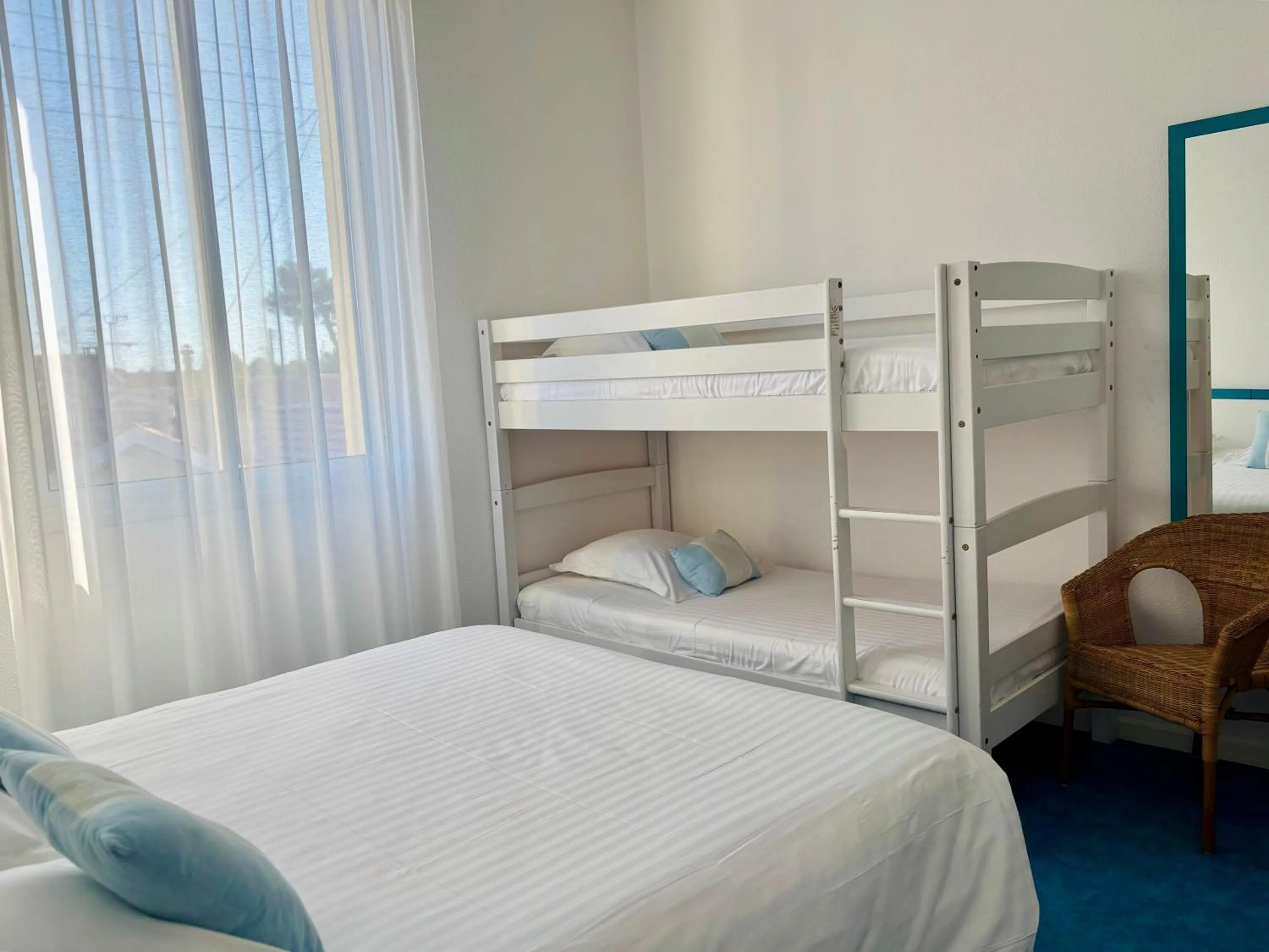 Bedroom, Bed in Hôtel Orange Marine