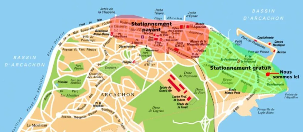 Floor plan in Hôtel Orange Marine