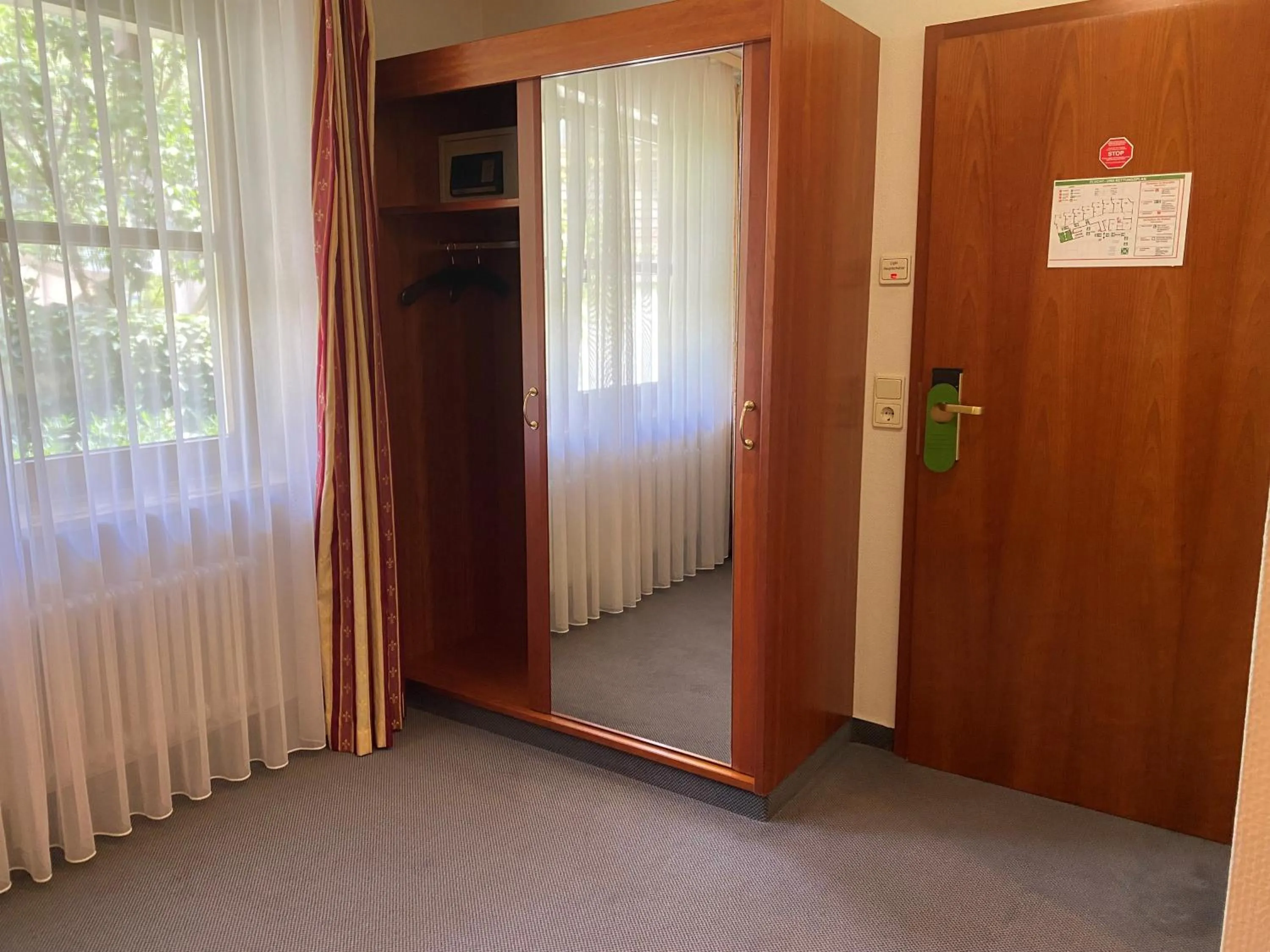 wardrobe in Hotel Schwärs Löwen Freiburg