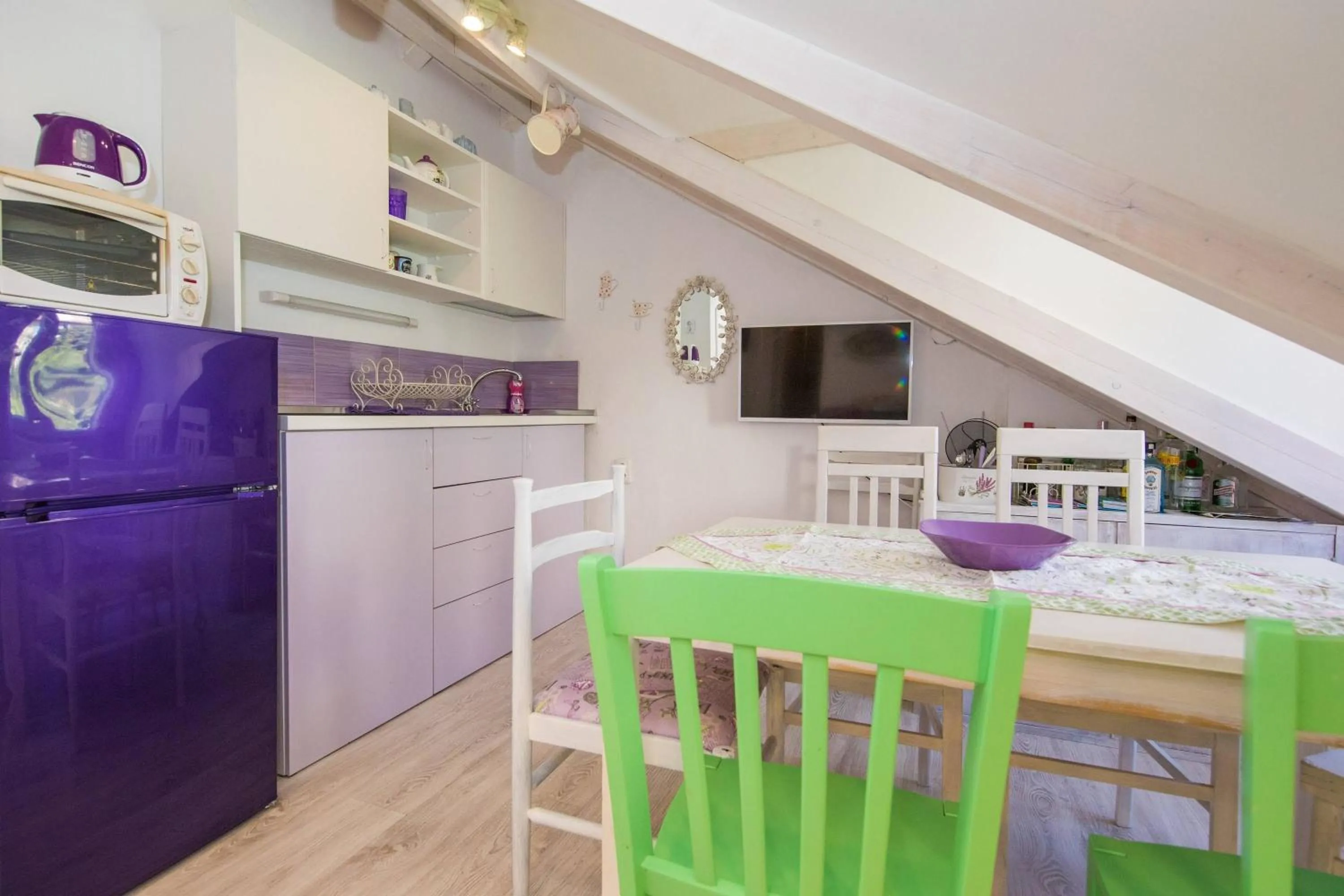 Kitchen or kitchenette in Guest House Gugily