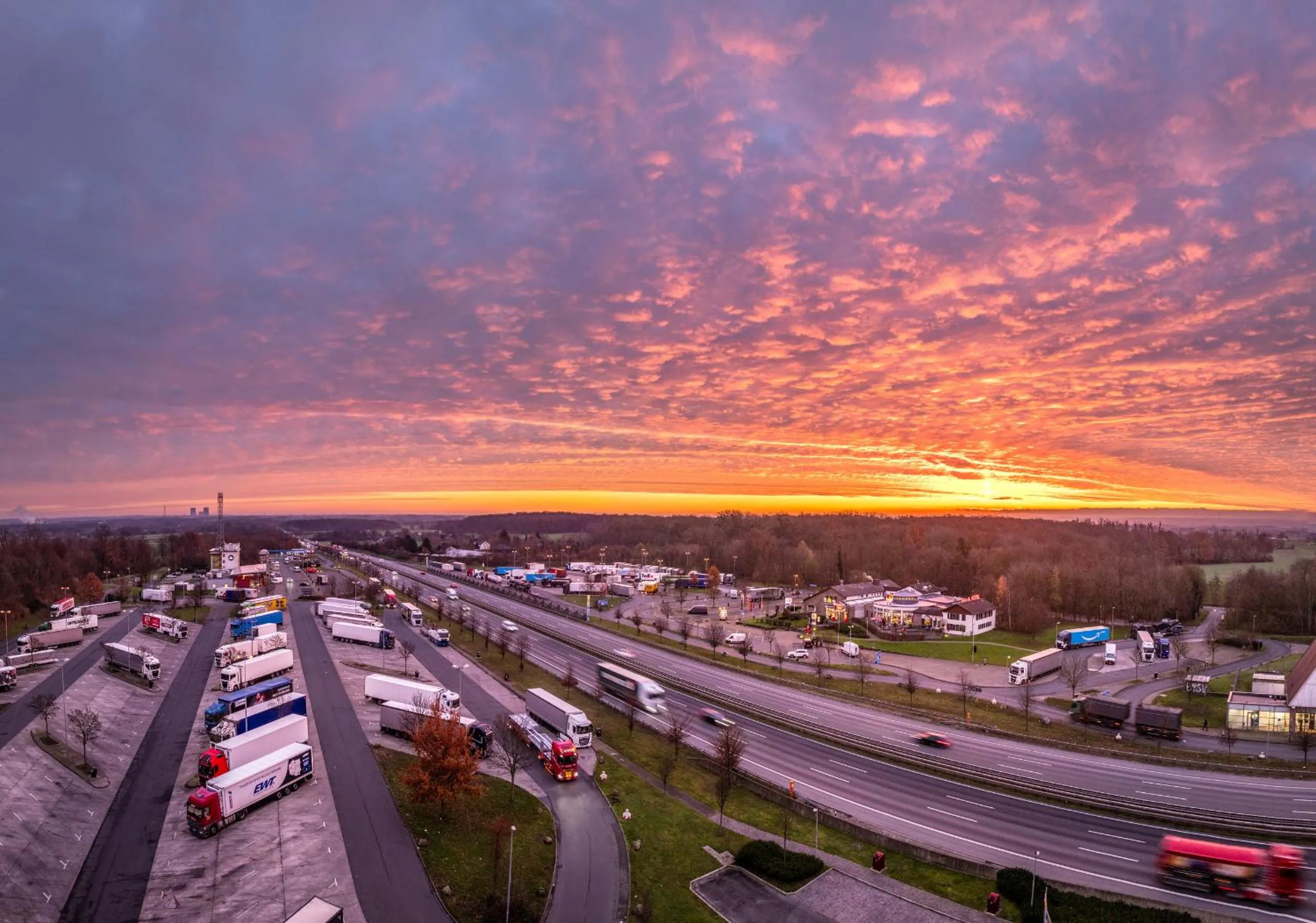 Bird's eye view in Hotel Rhynern Nord