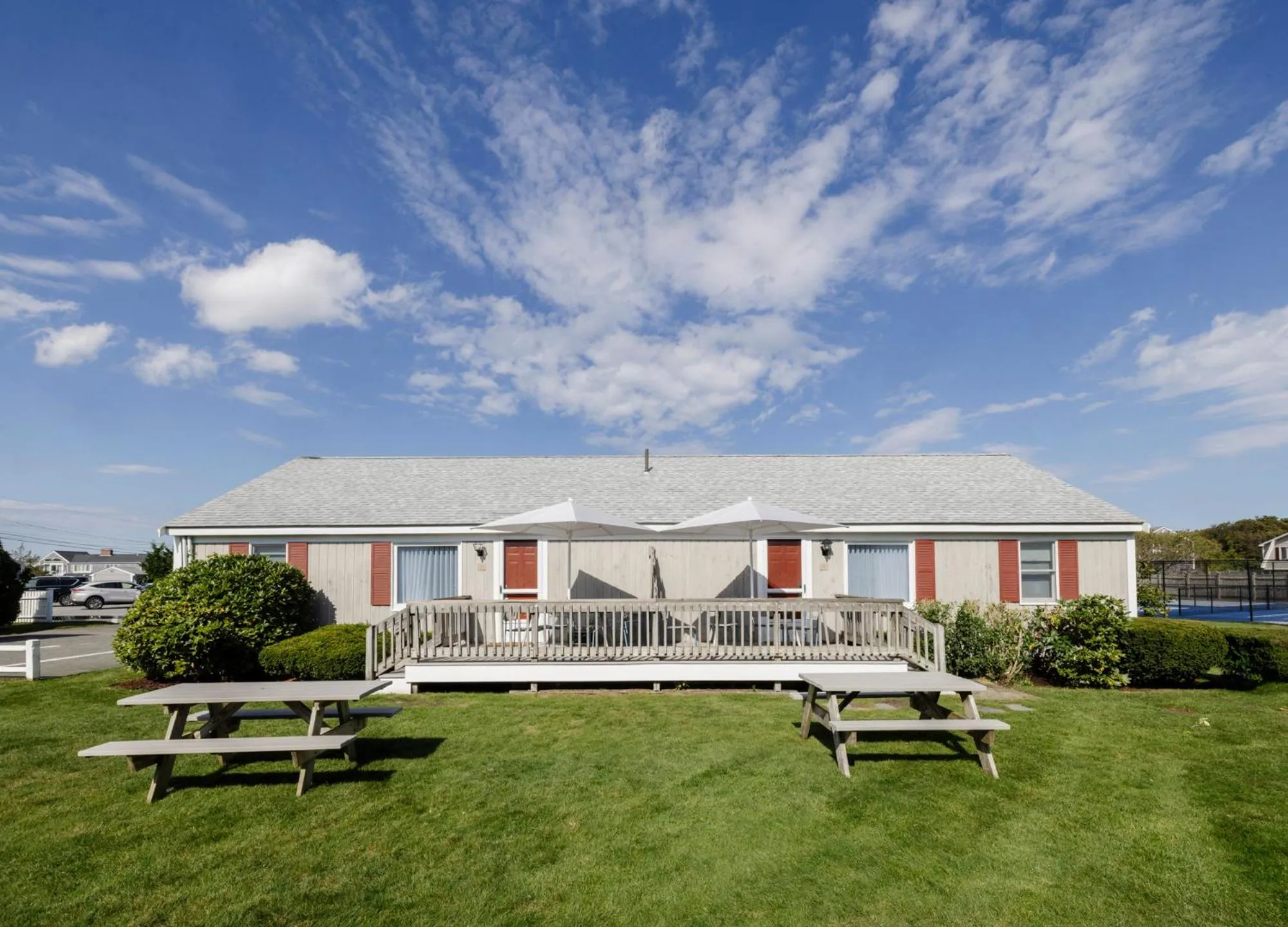 Patio in Red Jacket Beach Resort