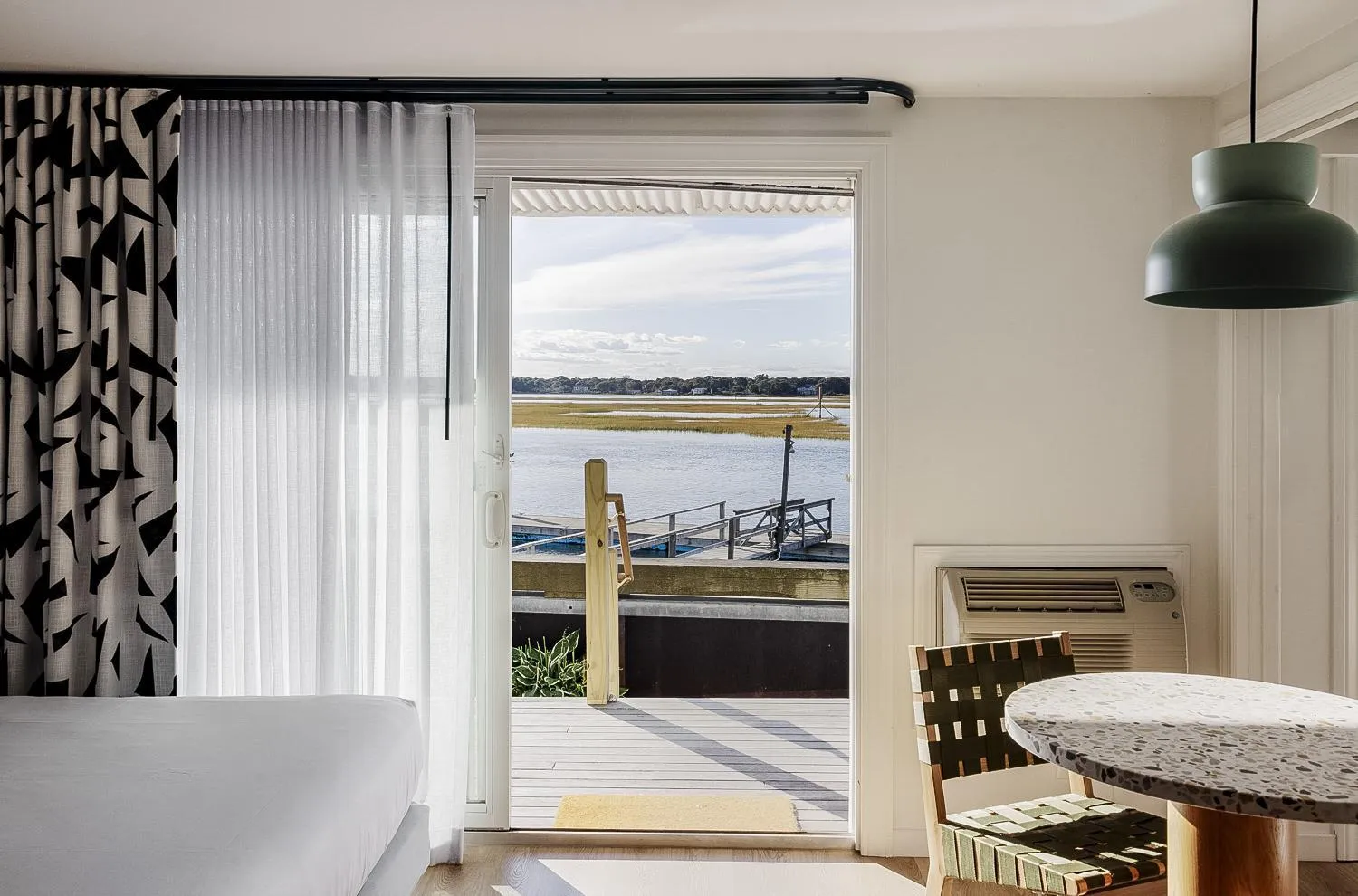 River view, Bed in Red Jacket Beach Resort