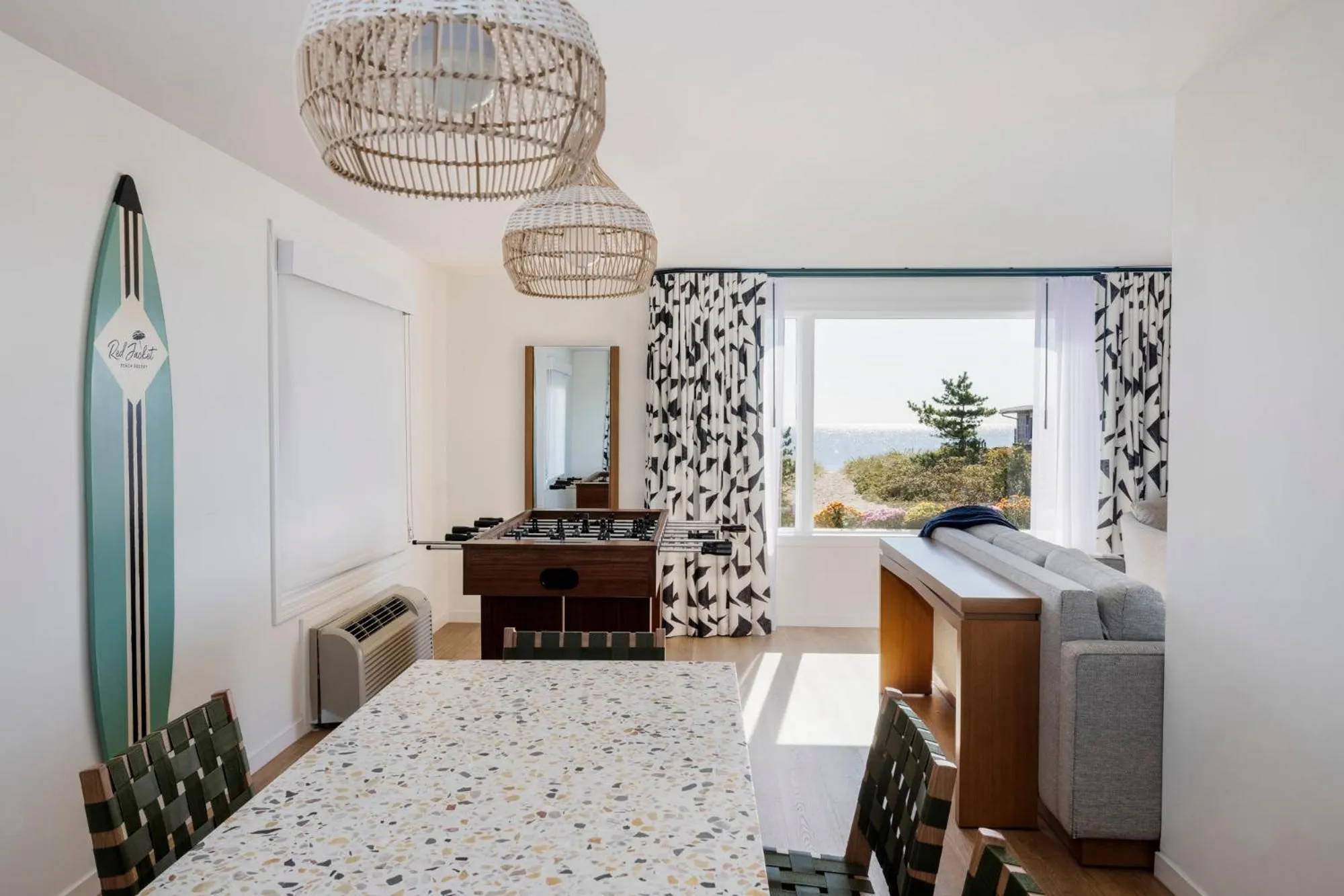 Living room, Bed in Red Jacket Beach Resort