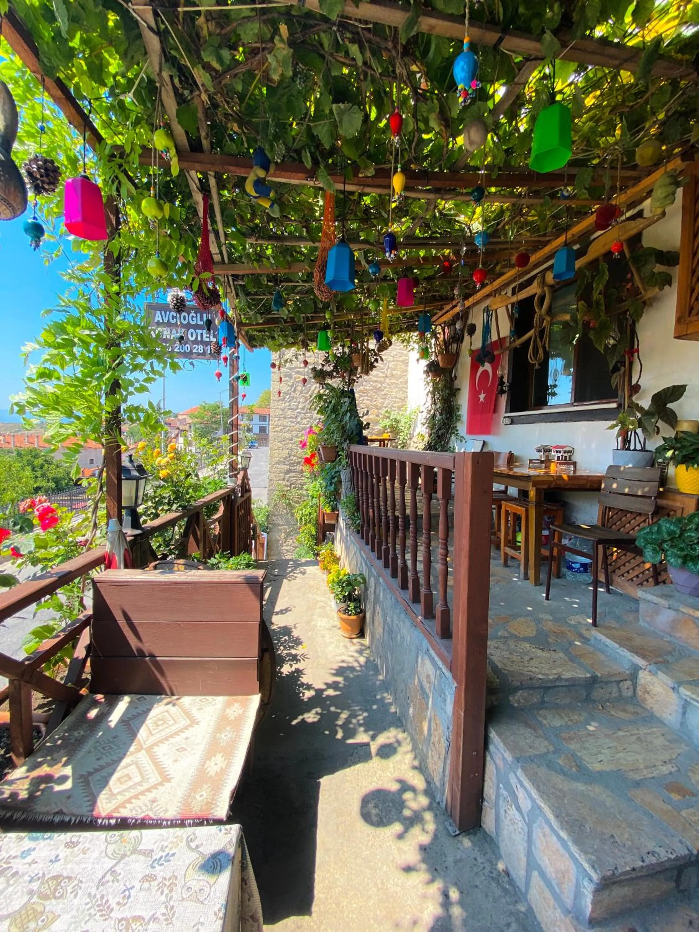 Patio in Avcıoğlu Konak Otel