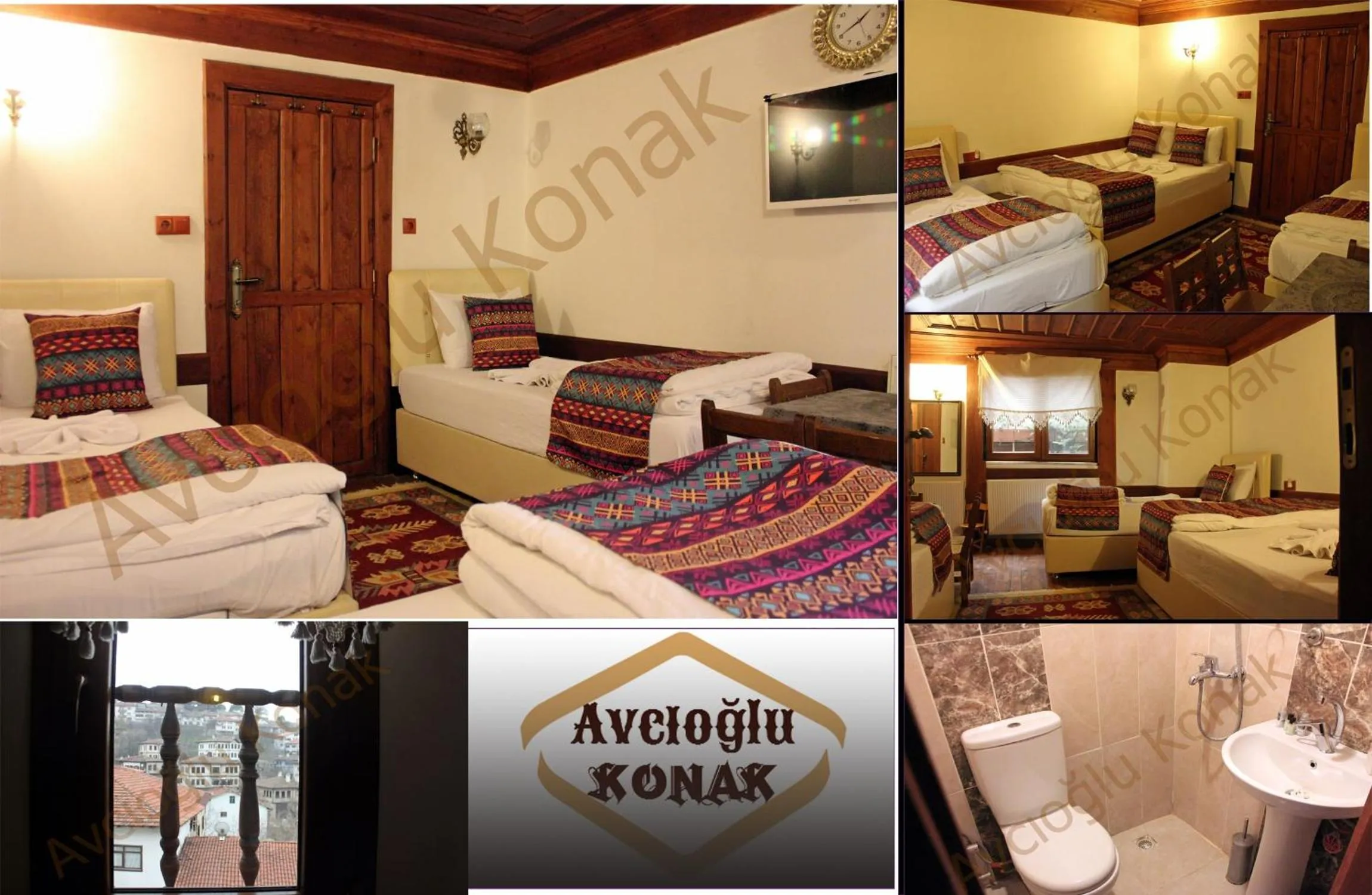 Bed in Avcıoğlu Konak Otel