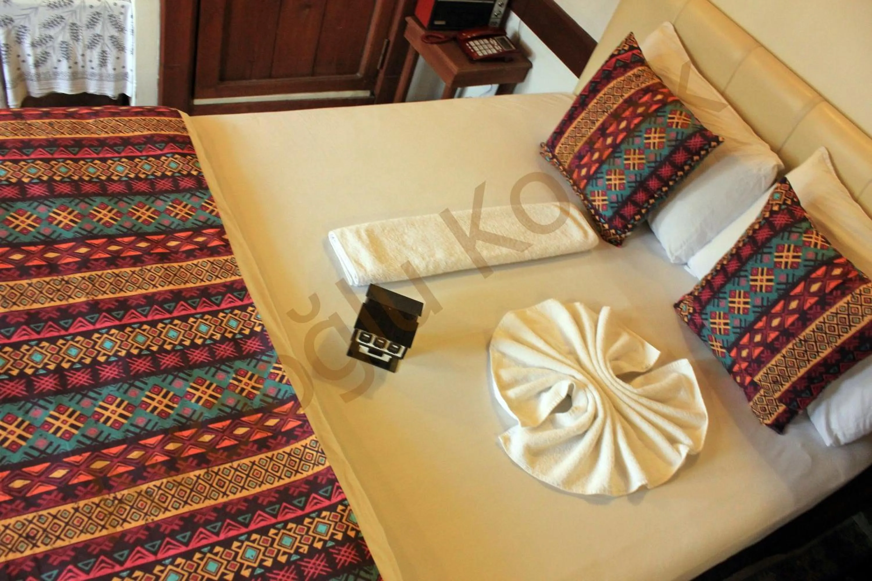 Bed in Avcıoğlu Konak Otel