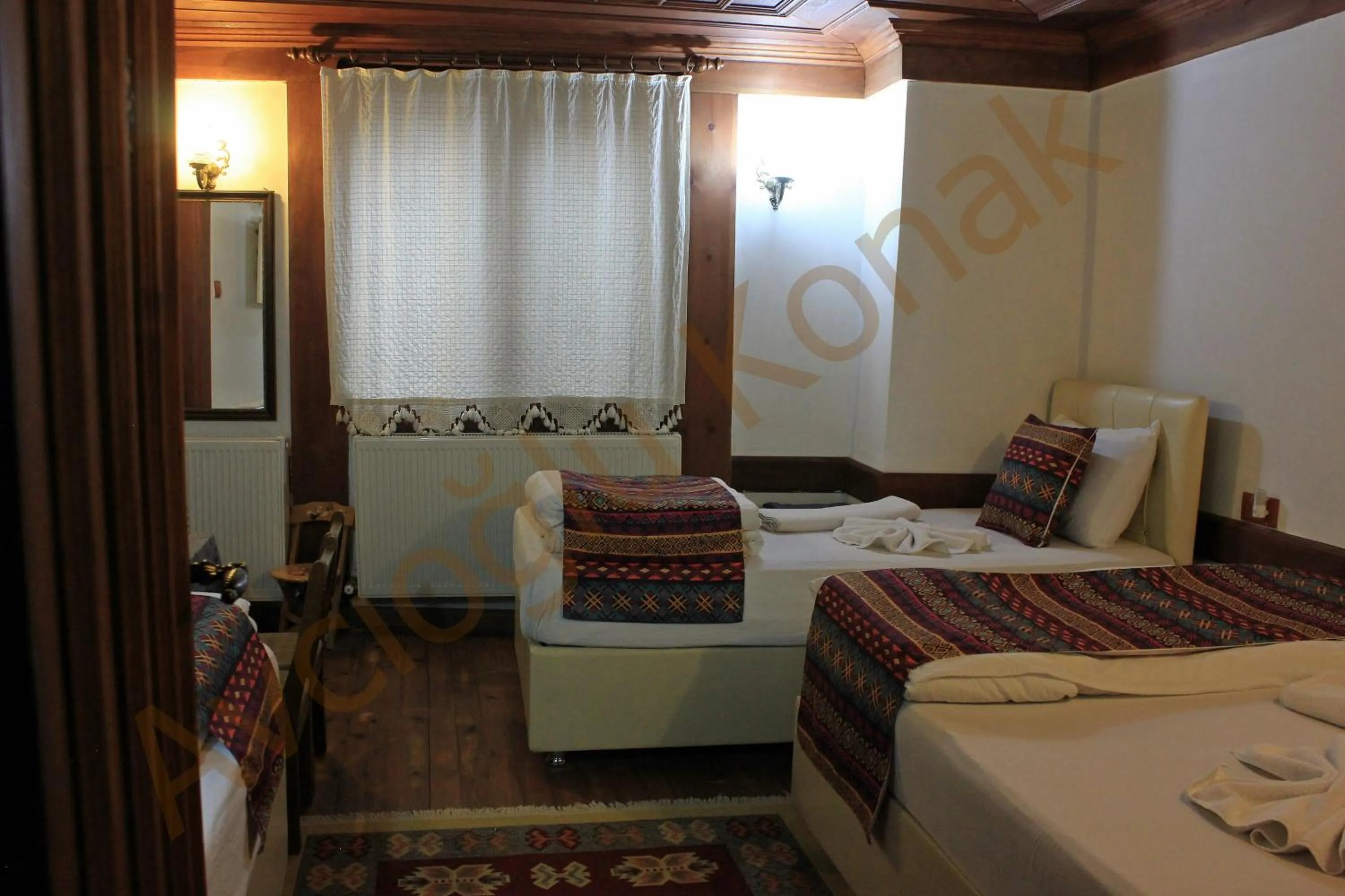 Bed in Avcıoğlu Konak Otel