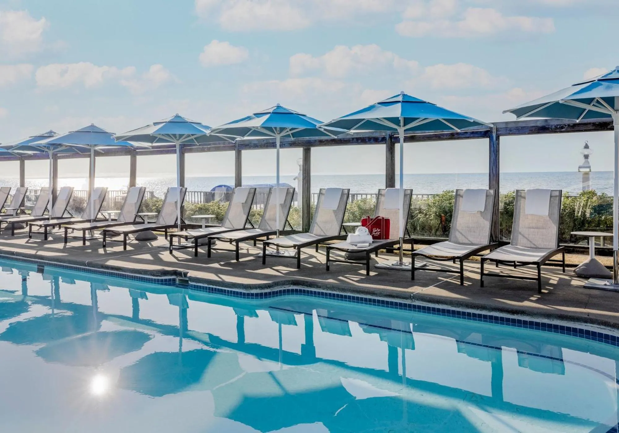 Pool view in Blue Water Resort