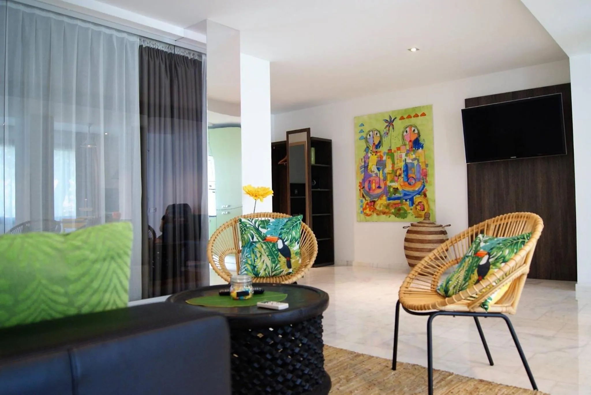 Living room in Appart' Hotel La Girafe Marseille Est - Porte d'Aubagne