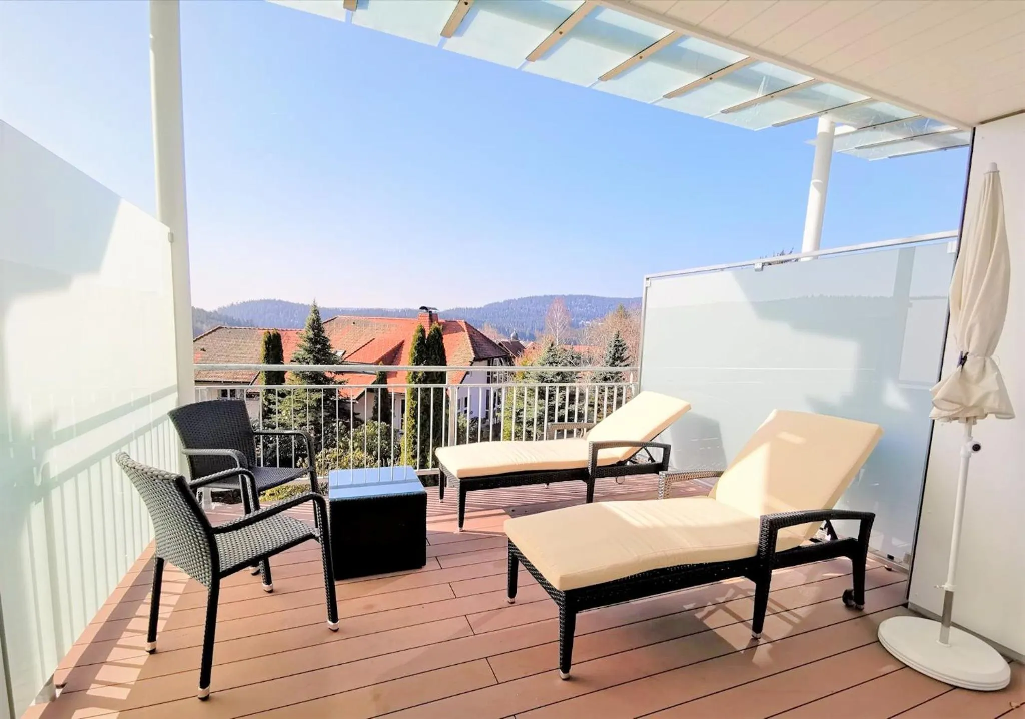 Balcony/Terrace in Parkhotel Flora am Schluchsee