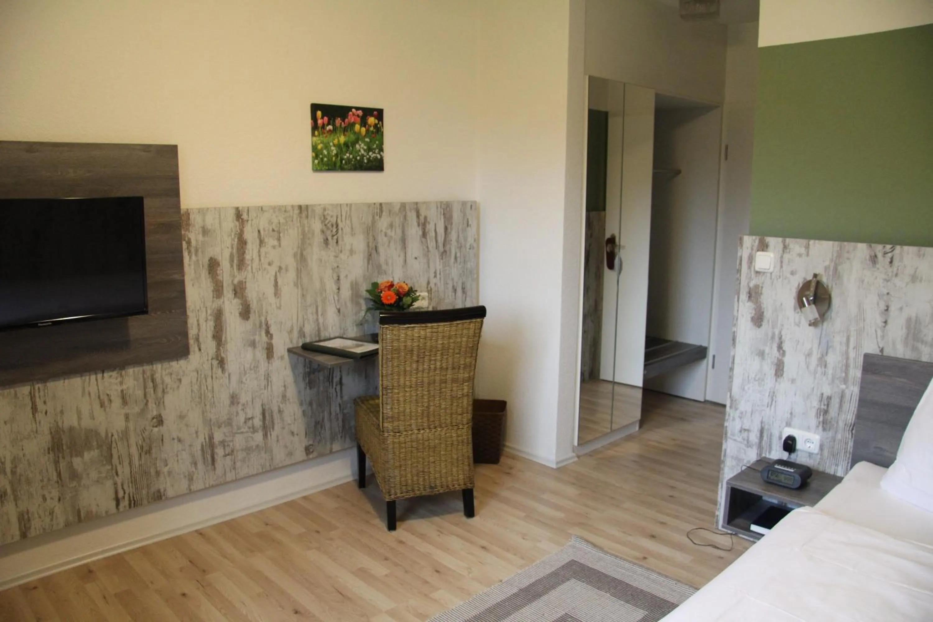 Decorative detail, Bed in Meyerhof Heiligenrode