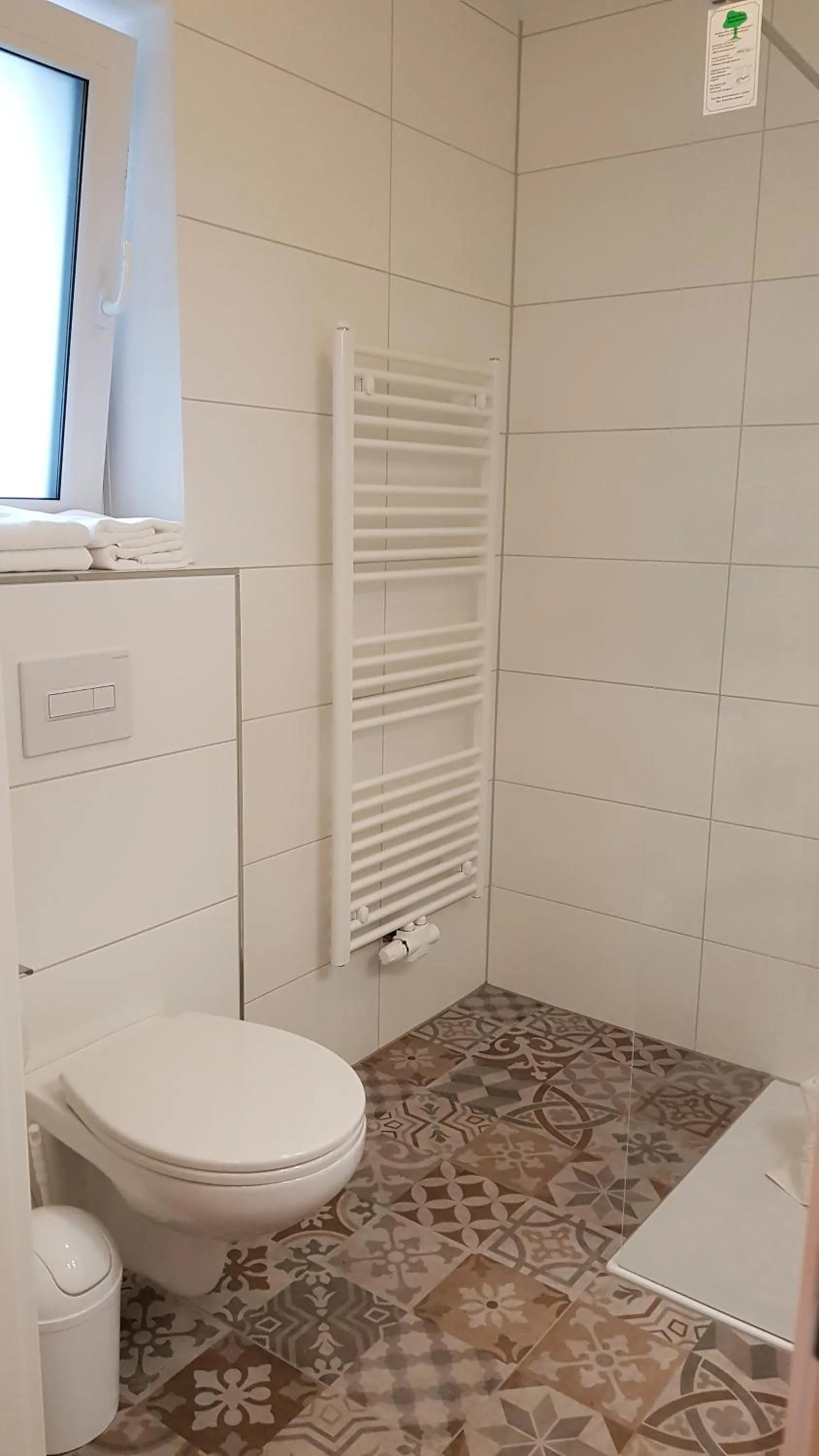 Shower in Kräuterhotel & Restaurant Heidejäger