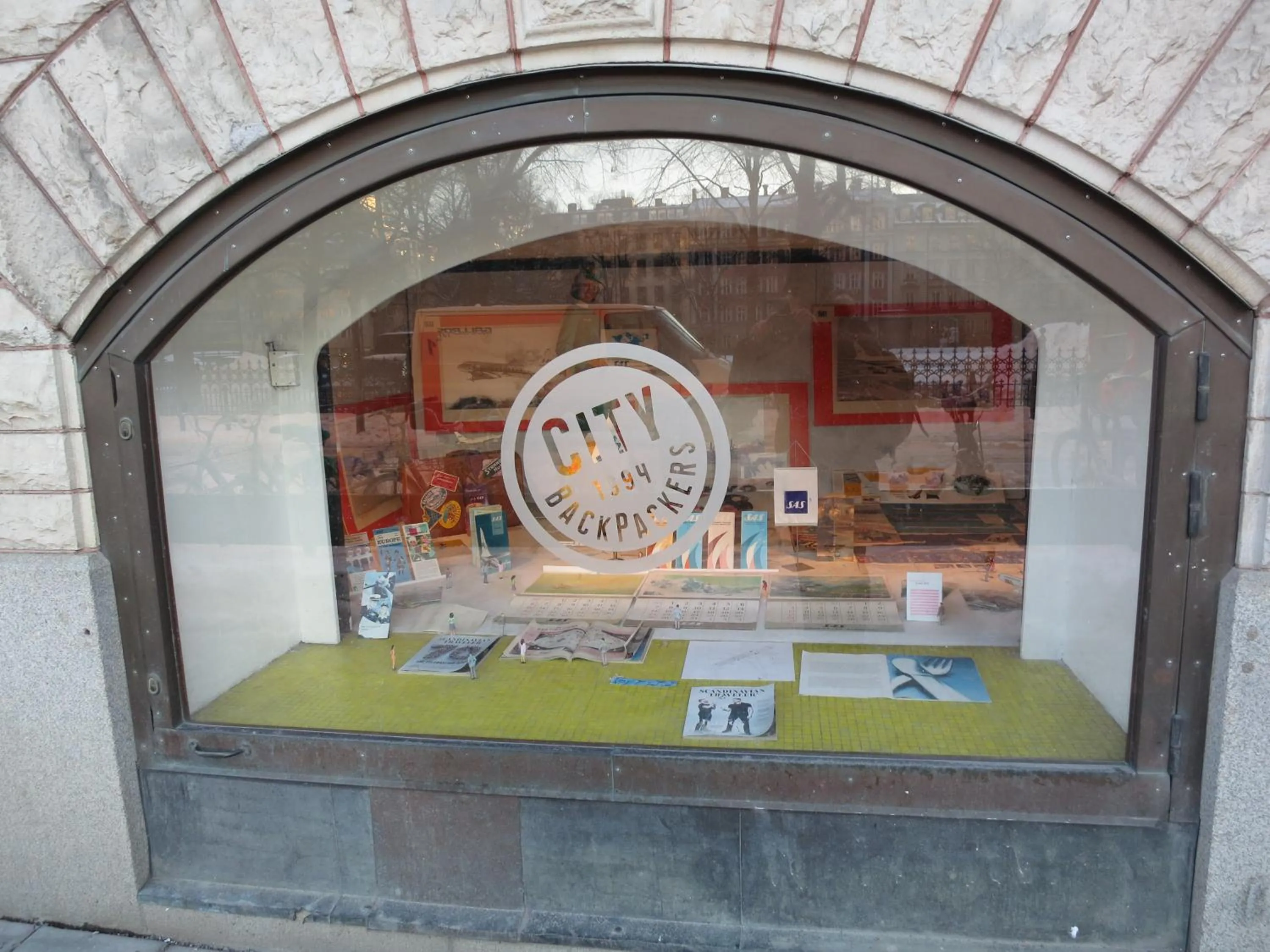 Facade/entrance in City Backpackers Hostel