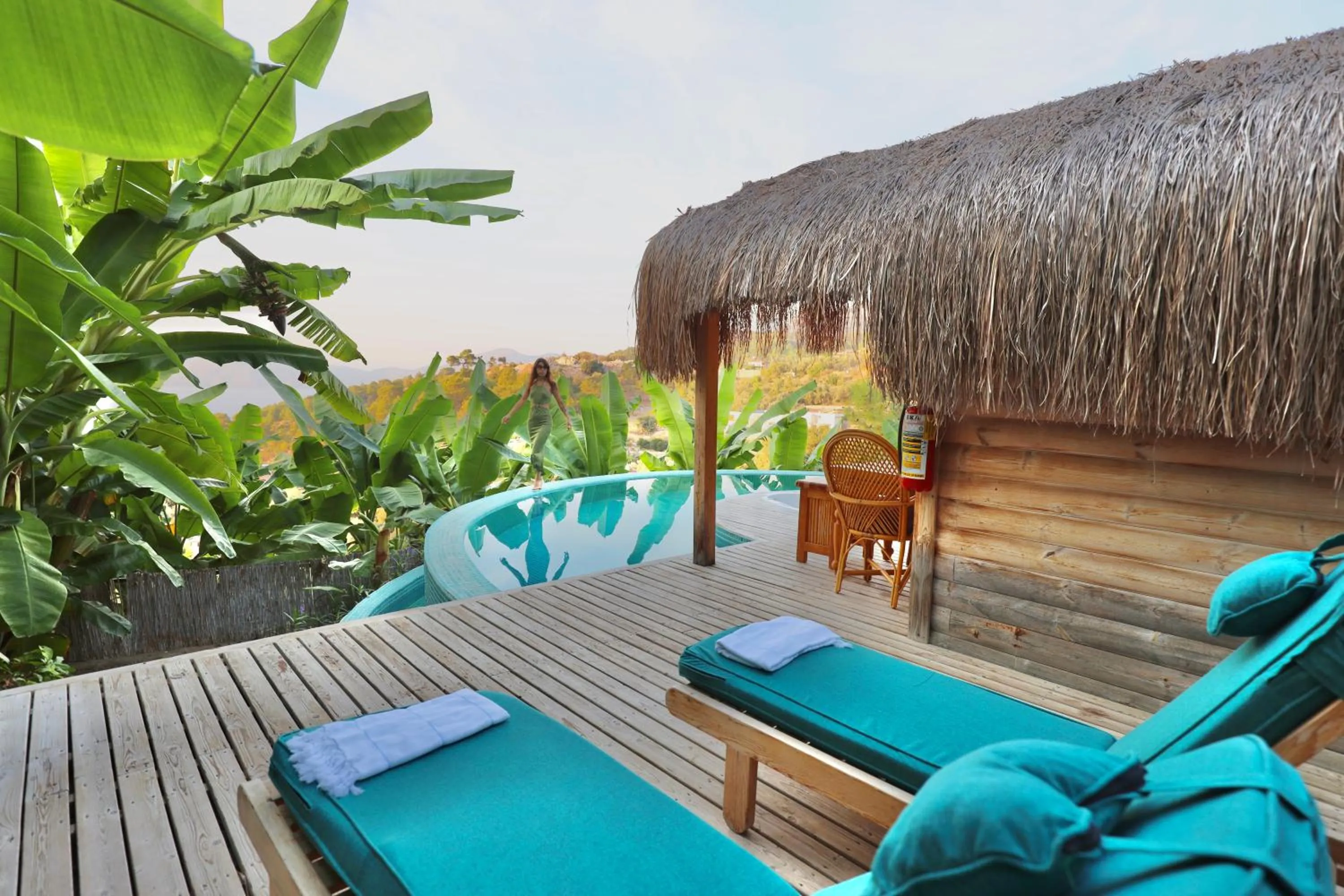 Pool view in Seaview Faralya