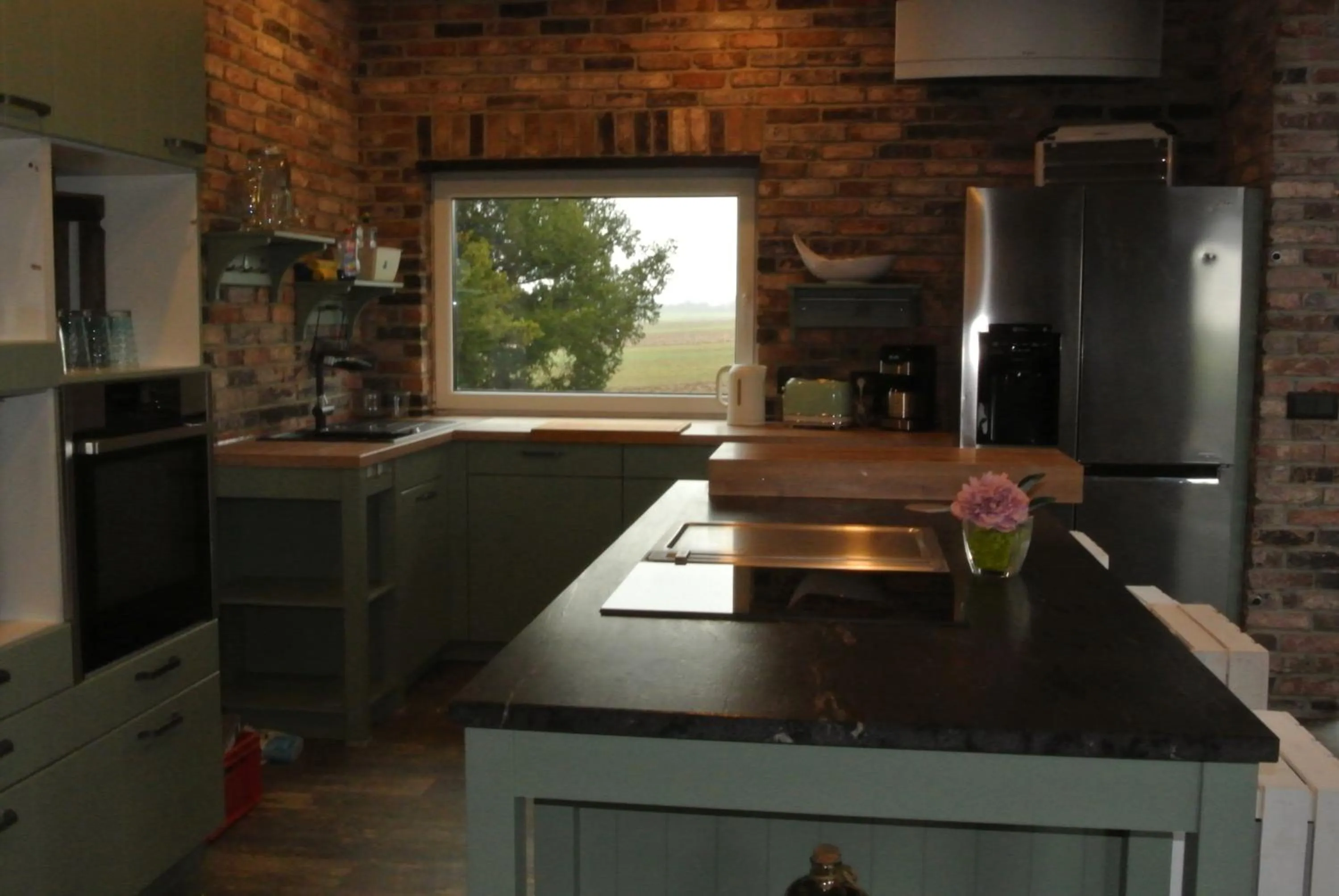 Kitchen or kitchenette in Kemnater Hof Apartments