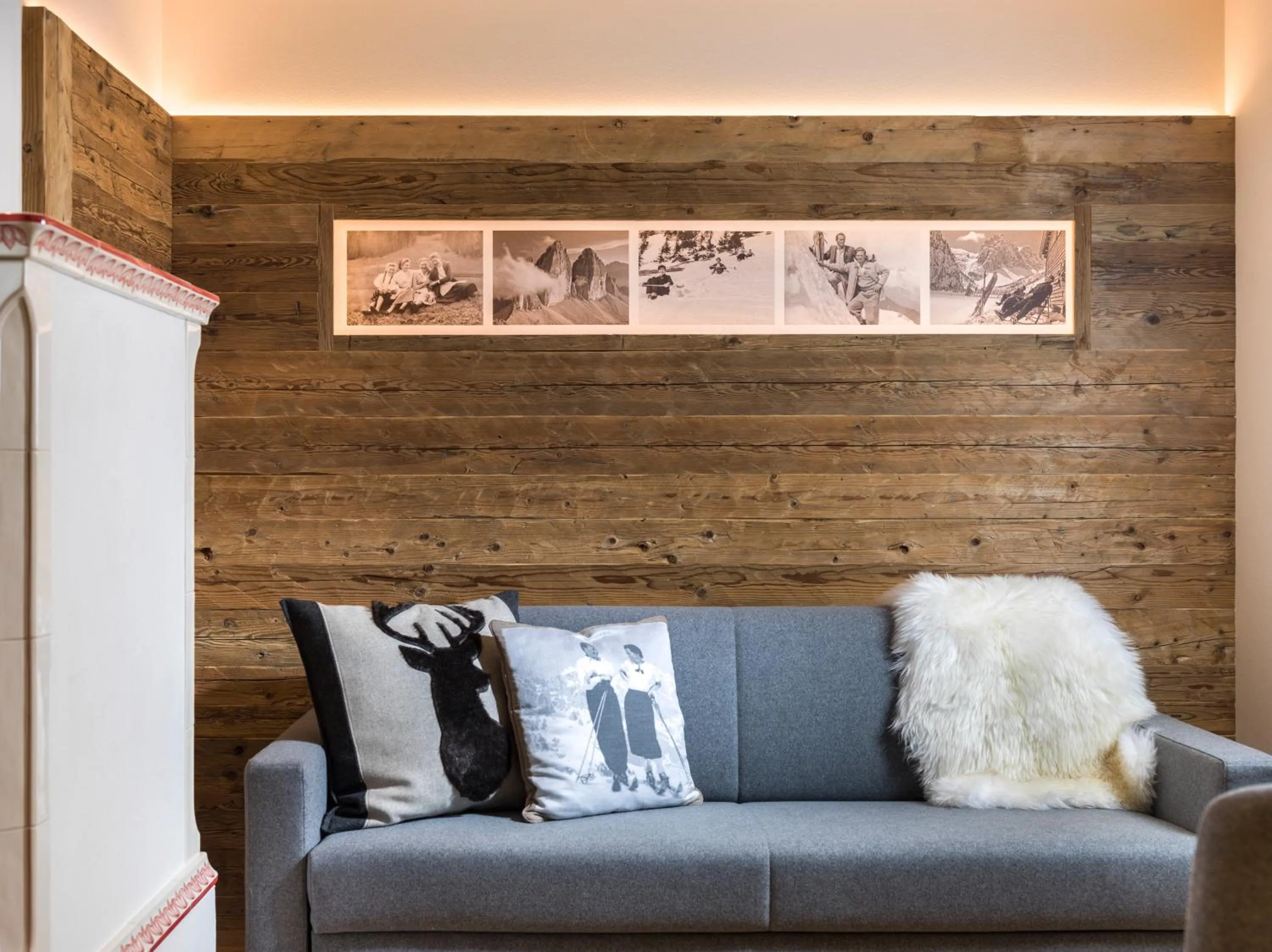 Living room in Apartments Riega