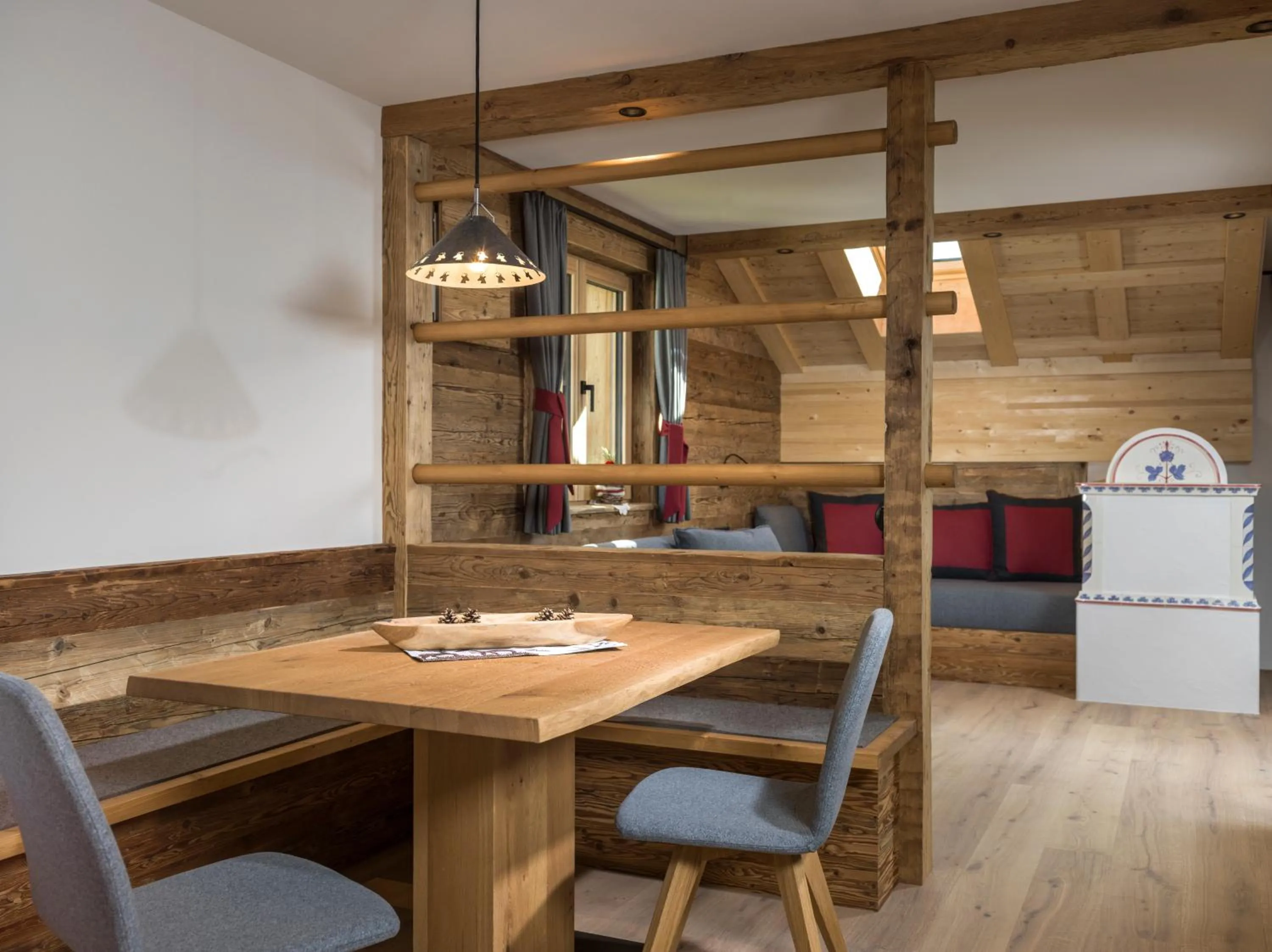 Dining area in Apartments Riega