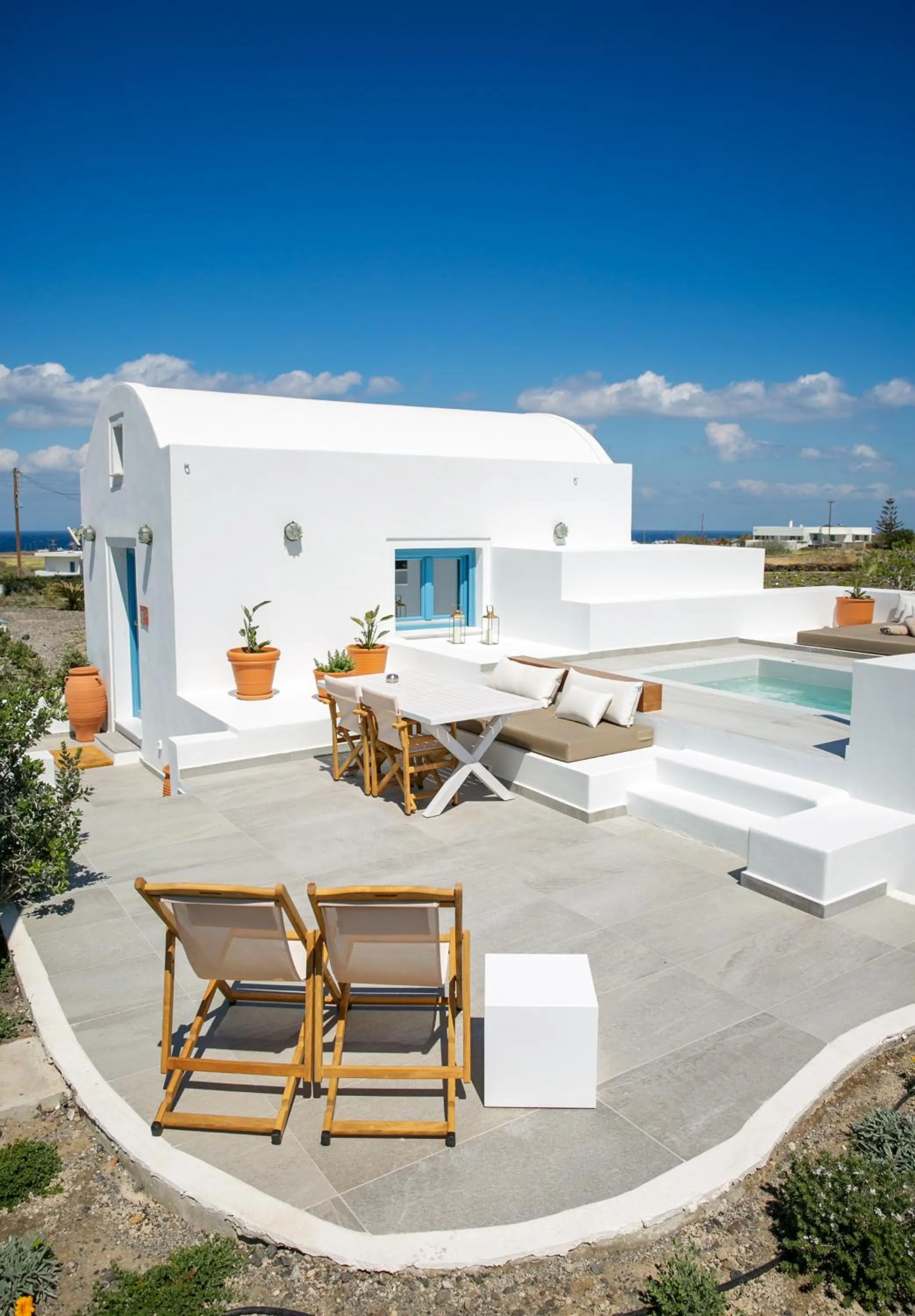 Garden in Vino Houses Santorini