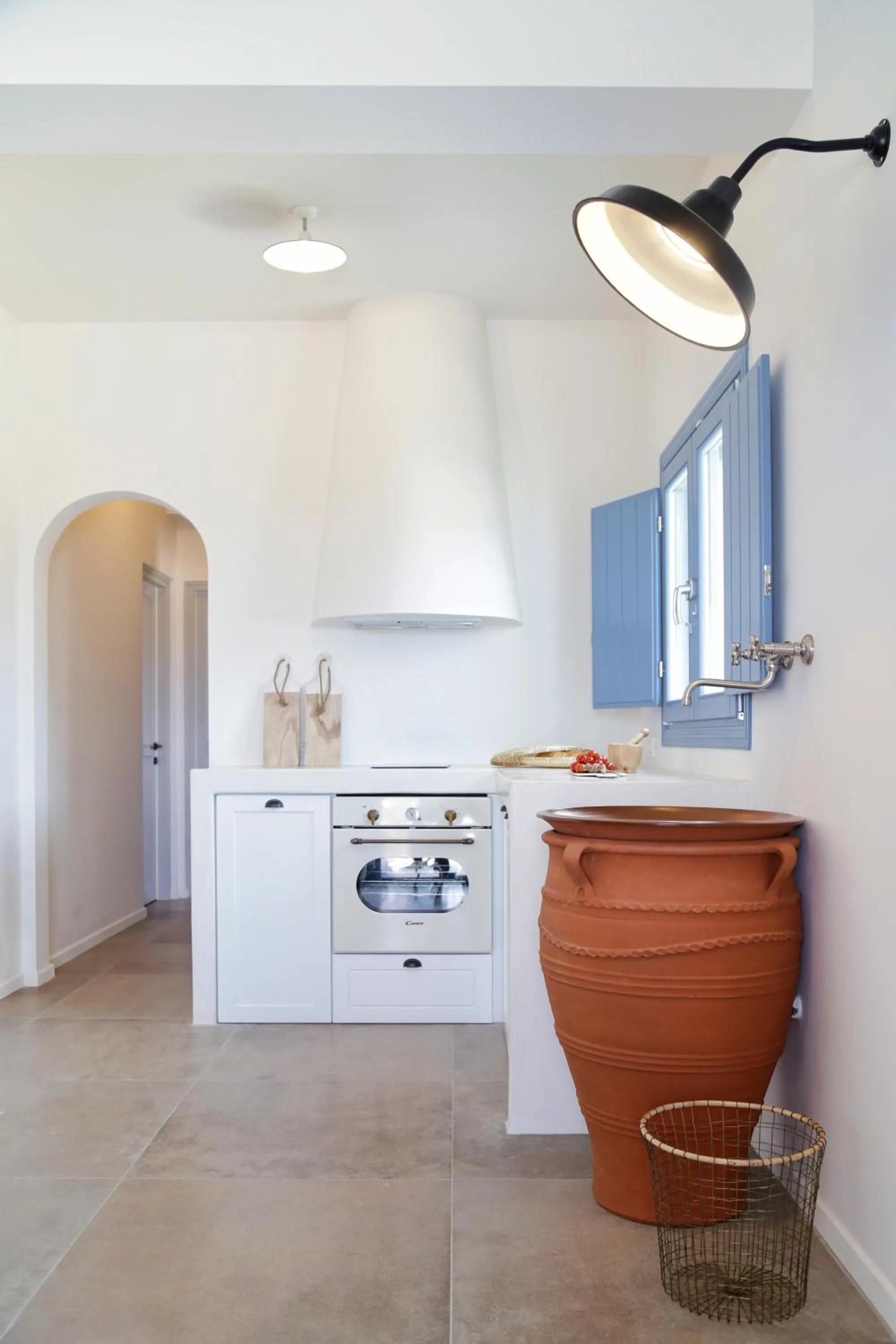 Kitchen or kitchenette in Vino Houses Santorini