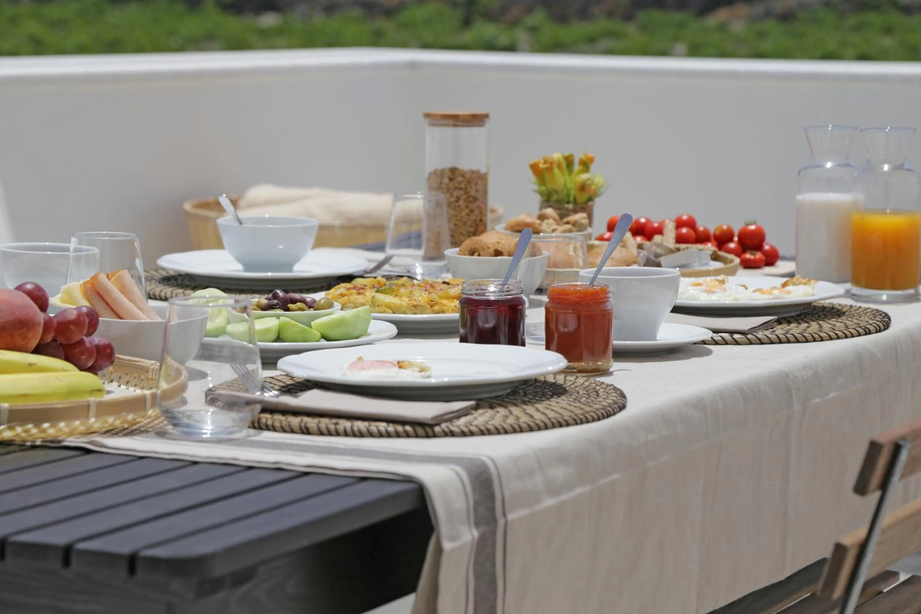 Food in Vino Houses Santorini