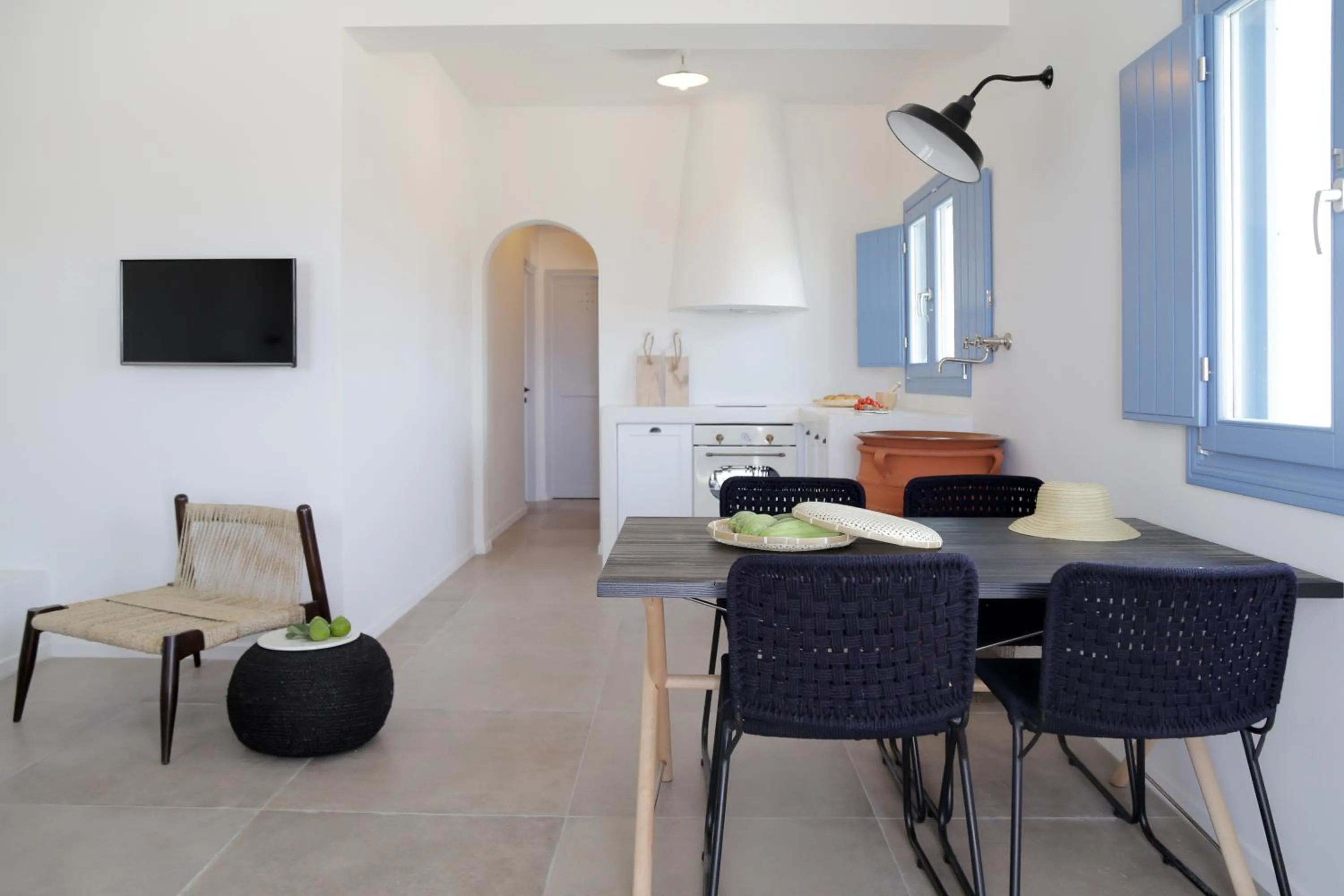 Kitchen or kitchenette in Vino Houses Santorini