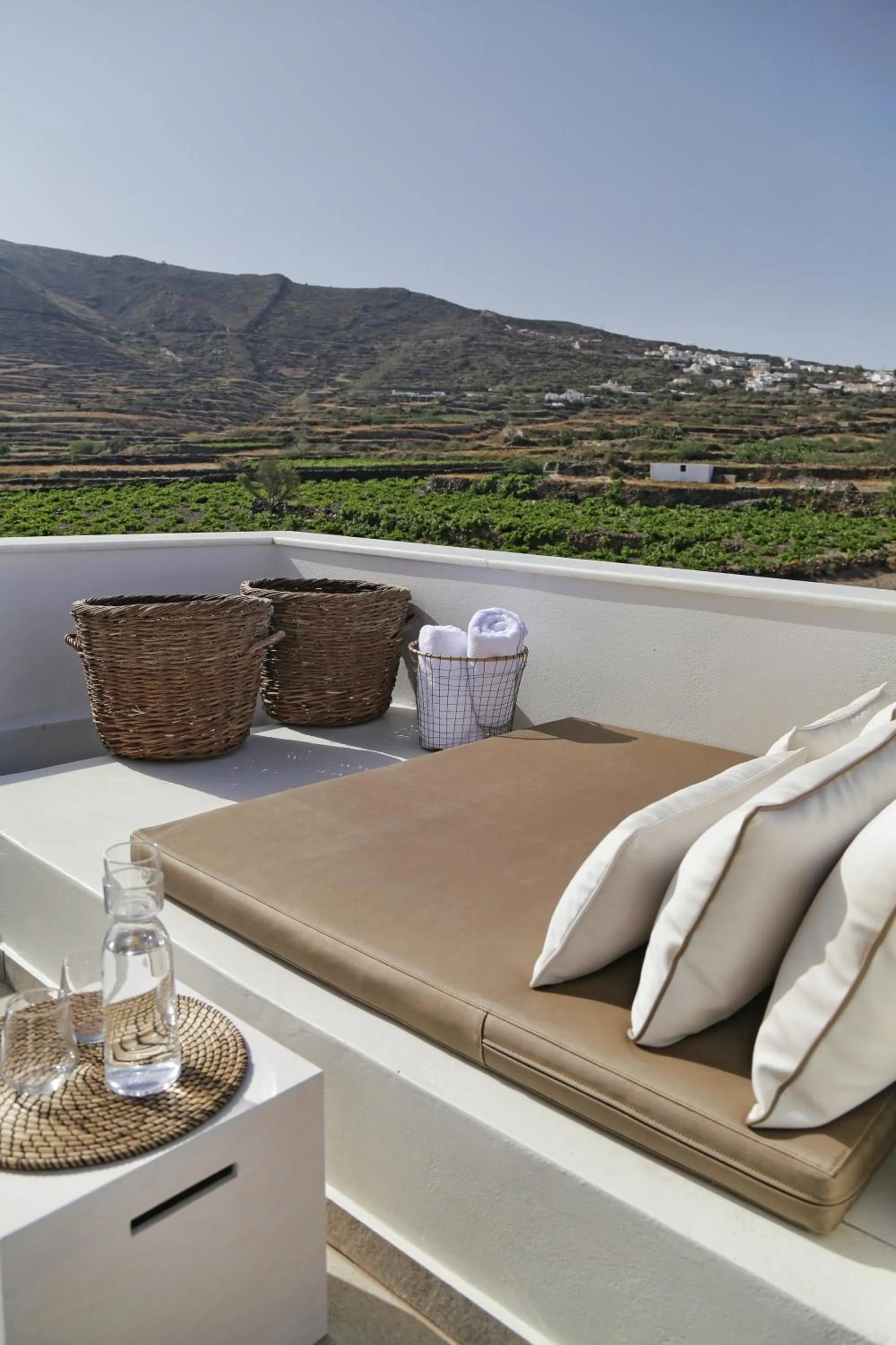 Balcony/Terrace in Vino Houses Santorini
