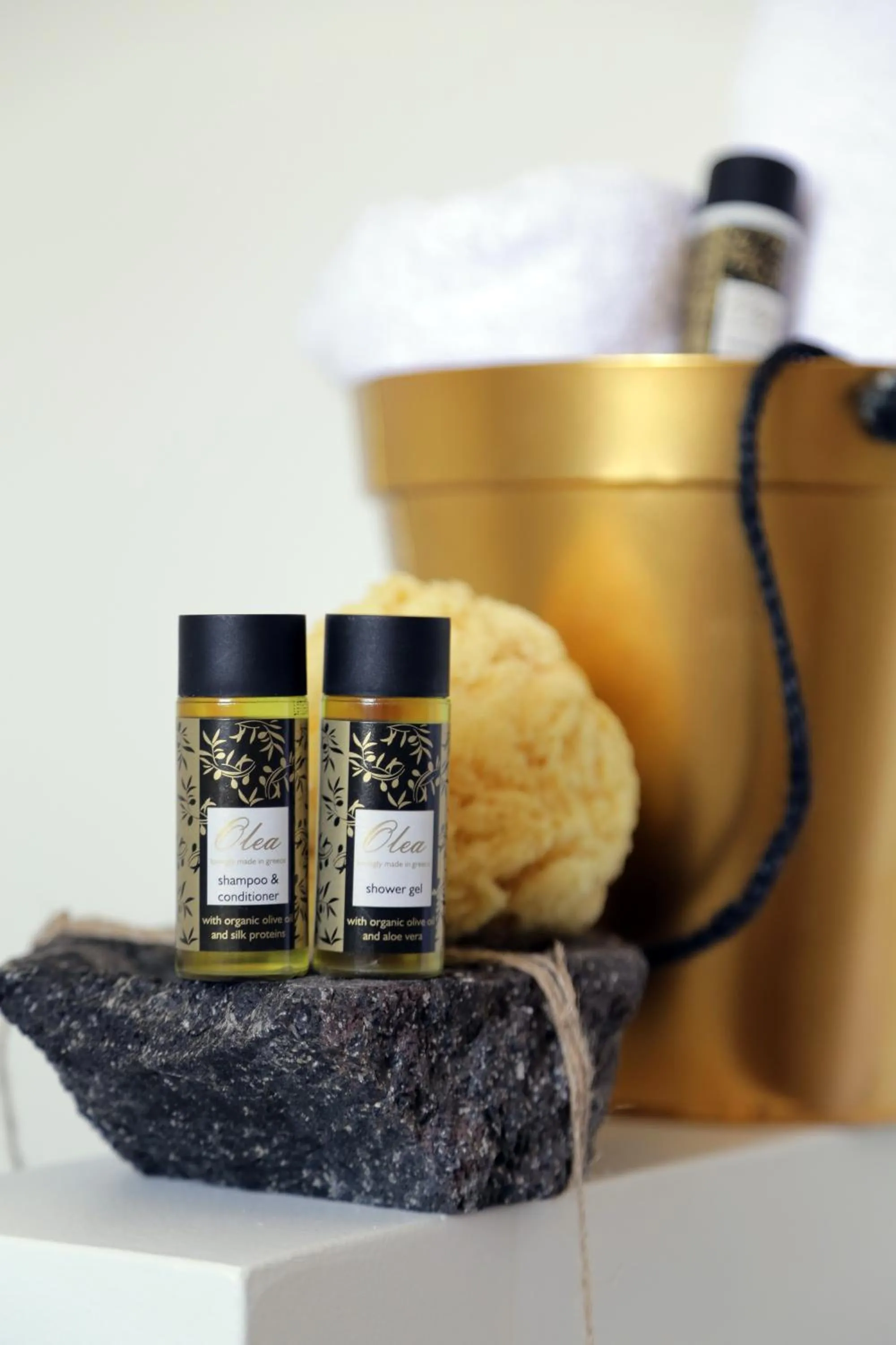 Shower in Vino Houses Santorini