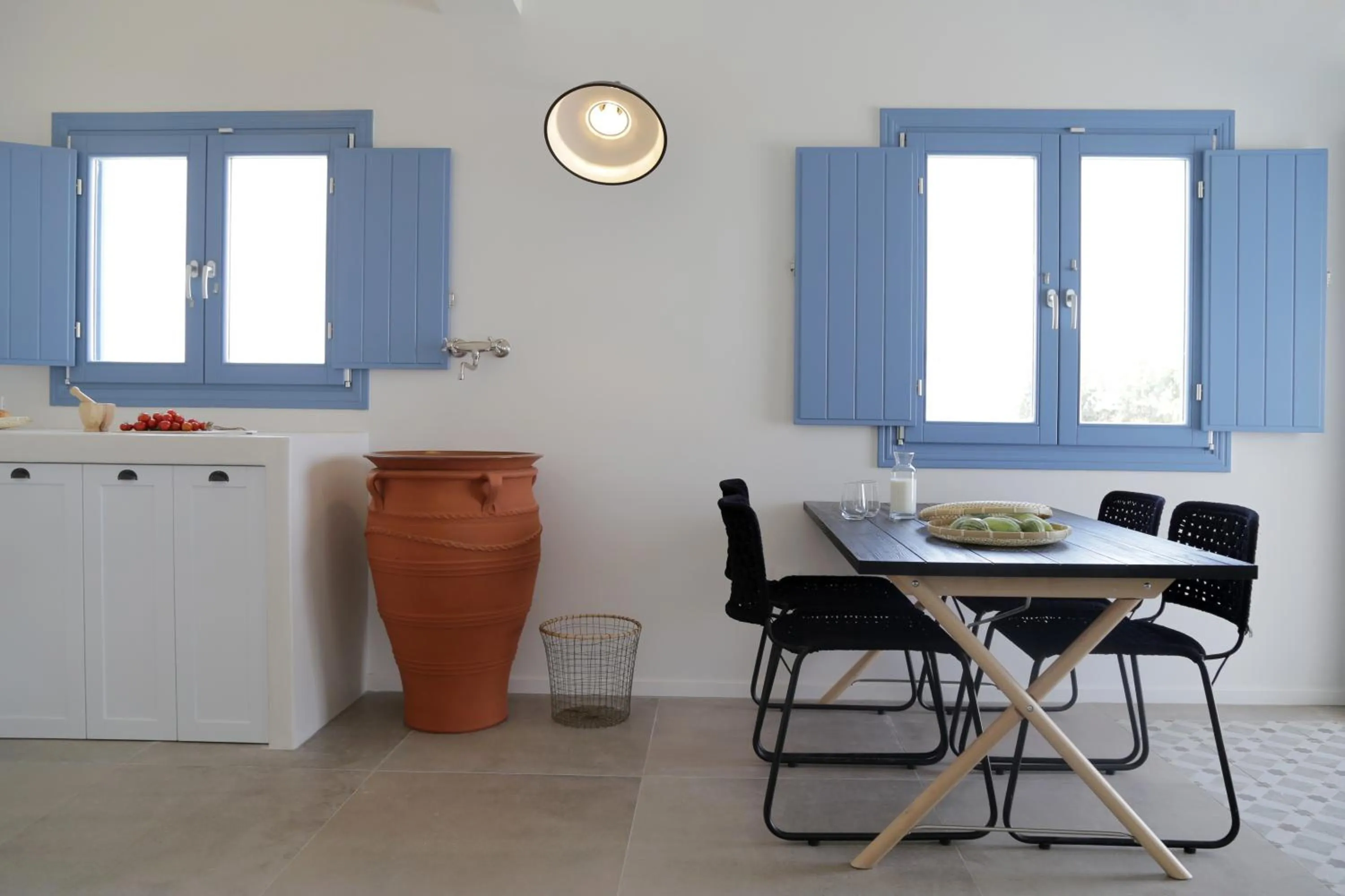 Kitchen or kitchenette in Vino Houses Santorini