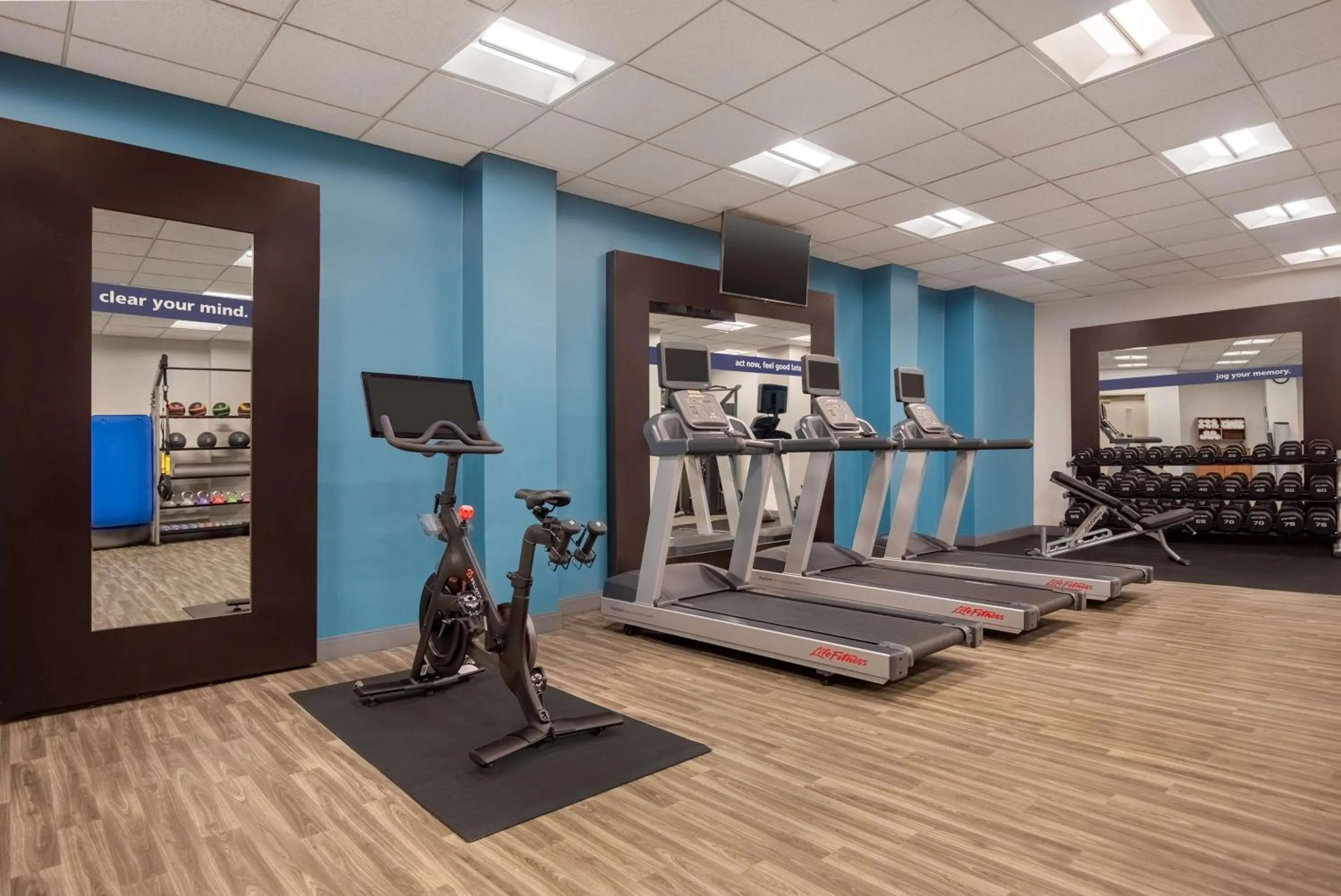 Fitness centre/facilities in Hampton Inn Long Island-Brookhaven