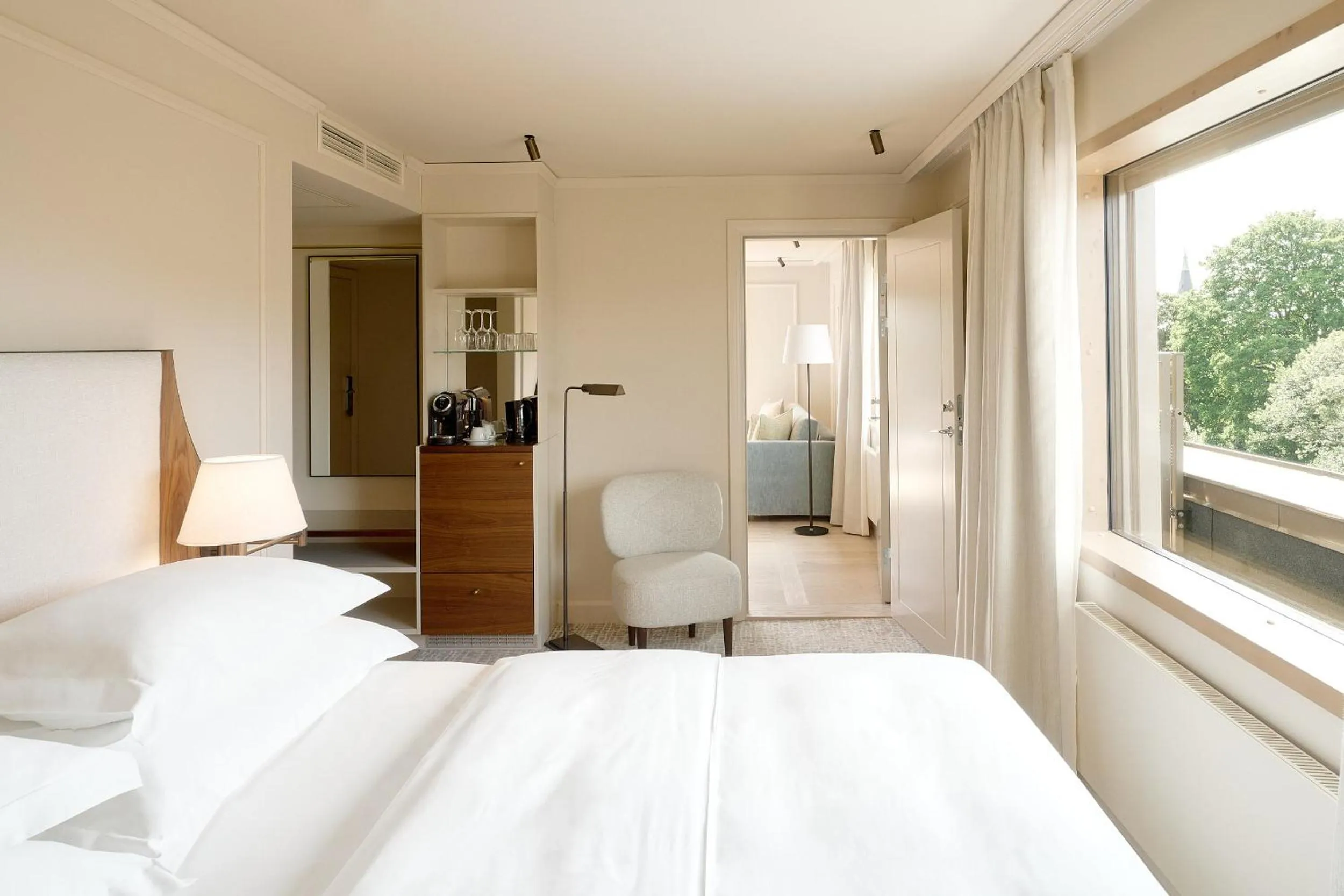 Bedroom, Bed in Hotel Tegnerlunden