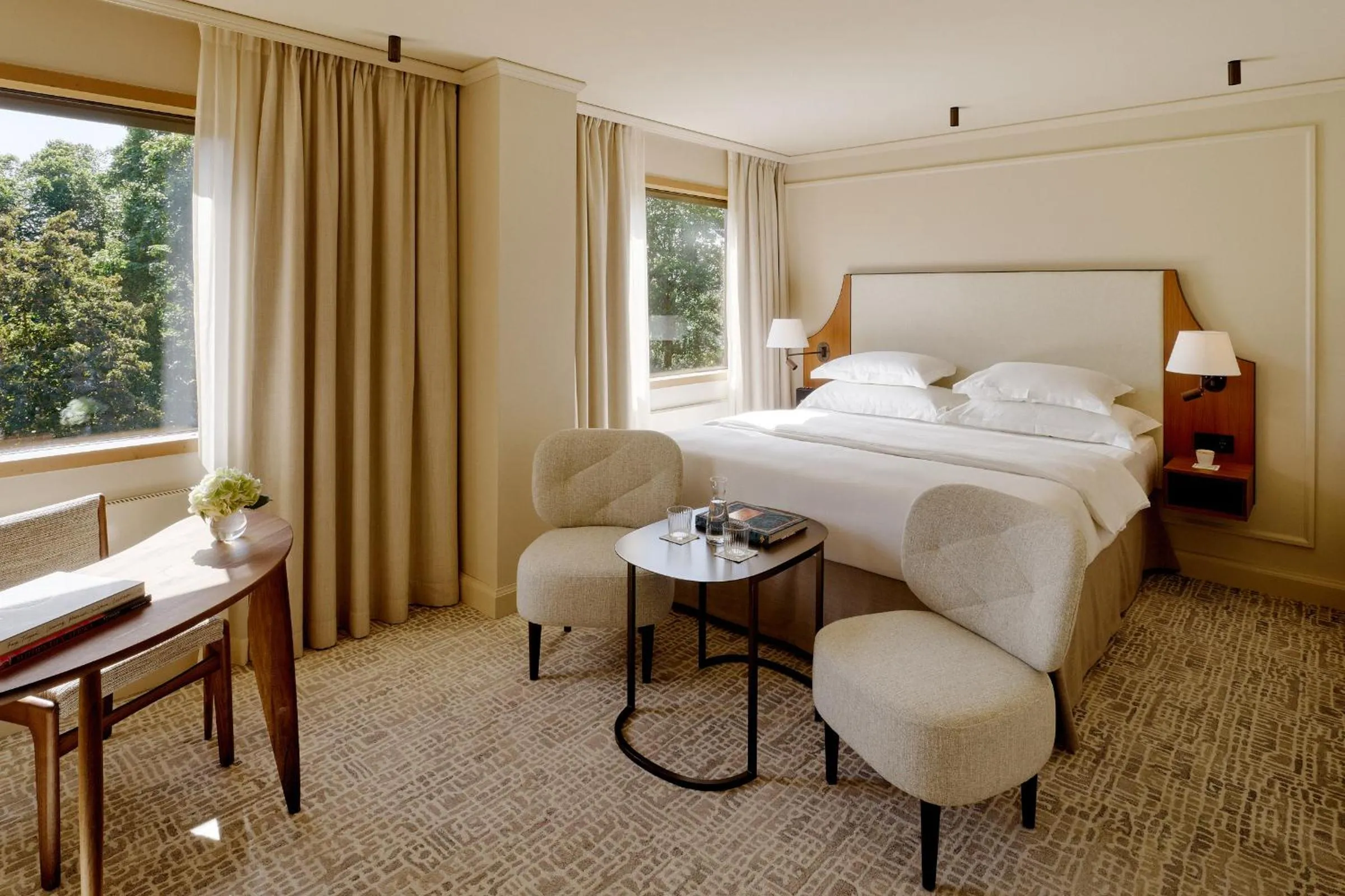 Bedroom, Bed in Hotel Tegnerlunden