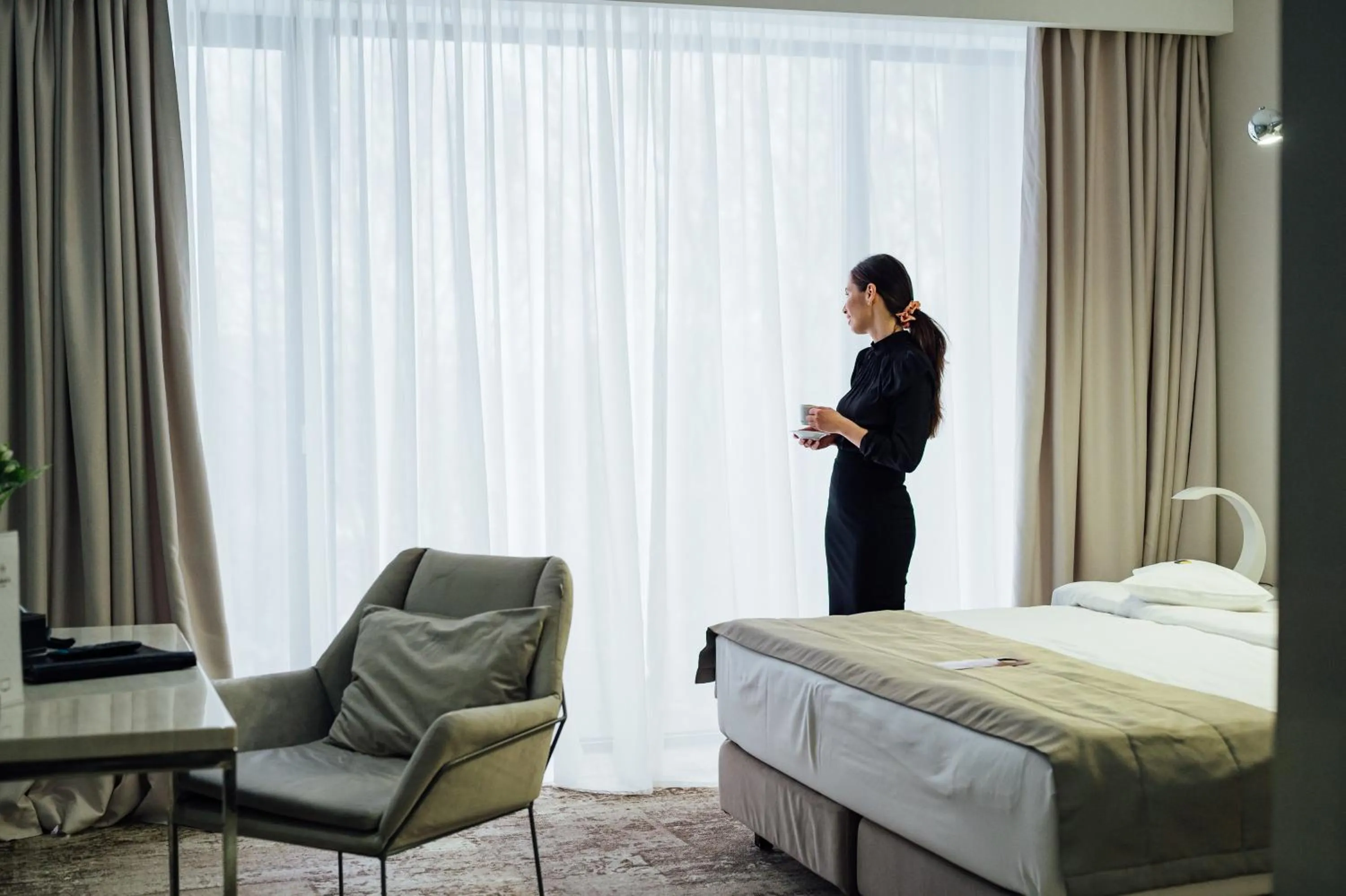 Bed in Fabesca Boutique Hotel & SPA