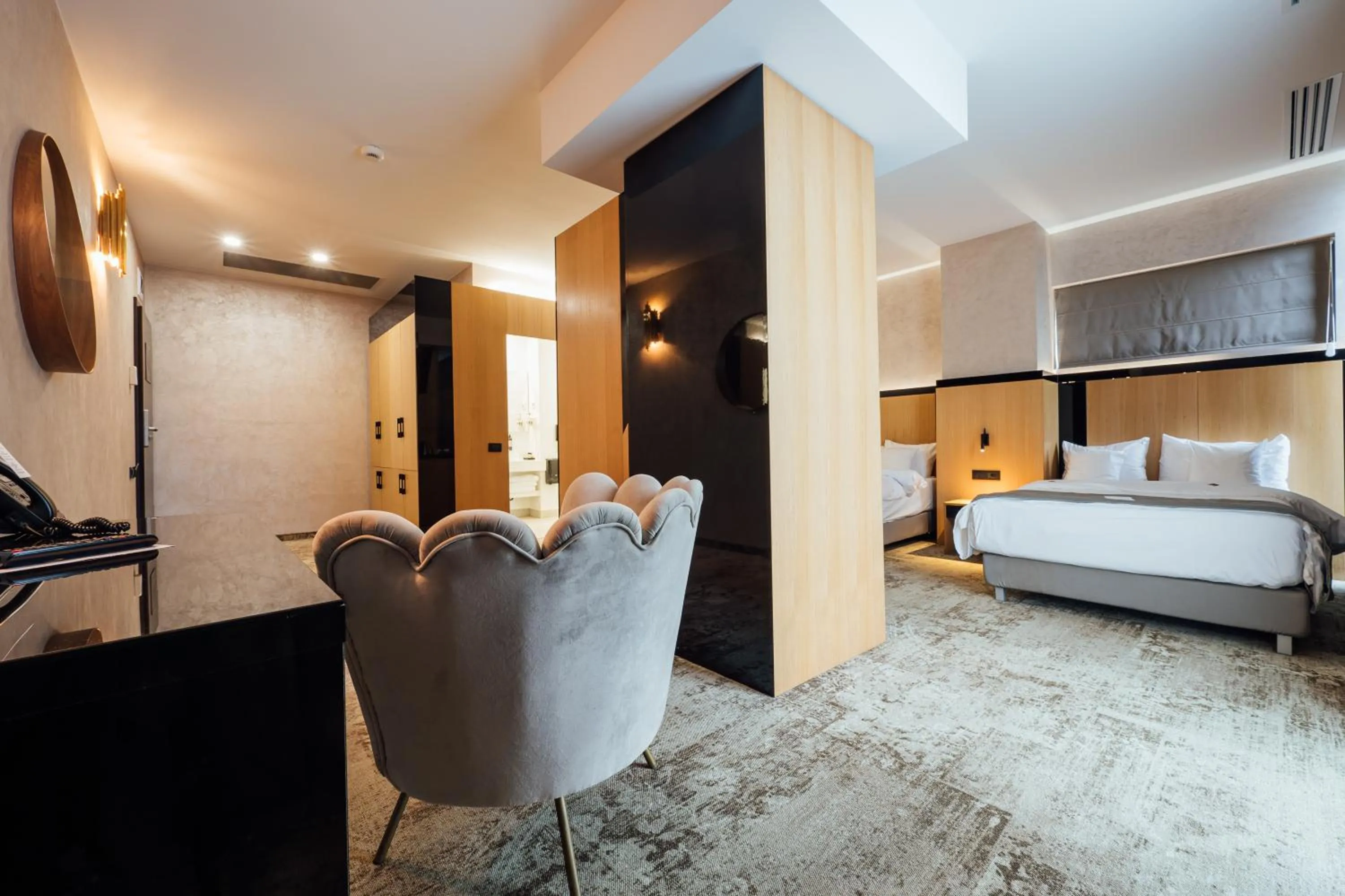 Bed in Fabesca Boutique Hotel & SPA