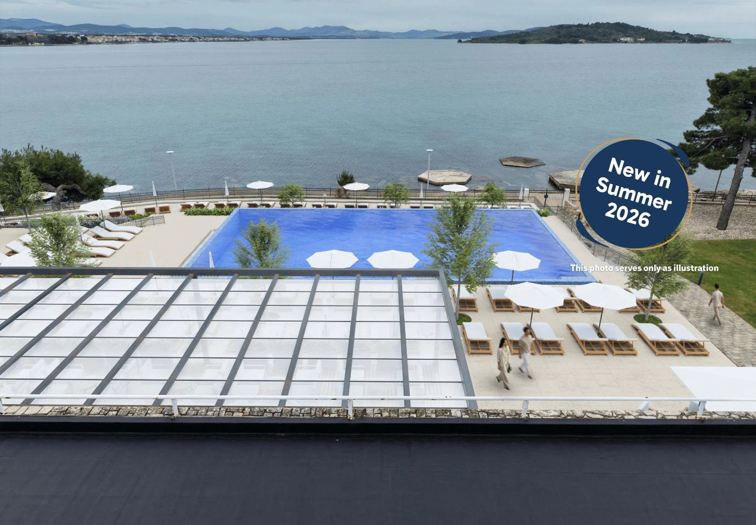 Pool view in Villas Arausana & Antonina