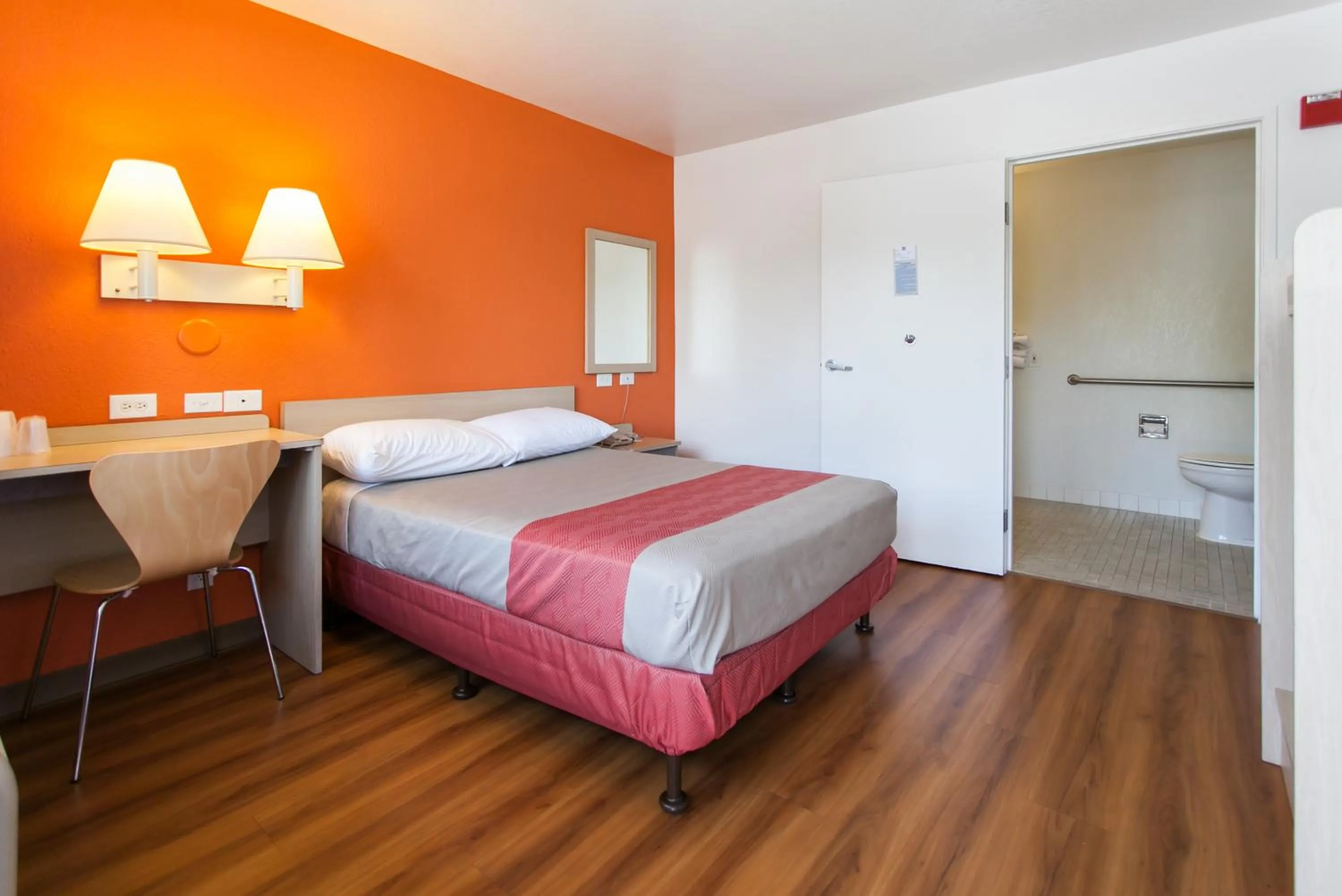 Bed in Motel 6-Rosemead, CA - Los Angeles