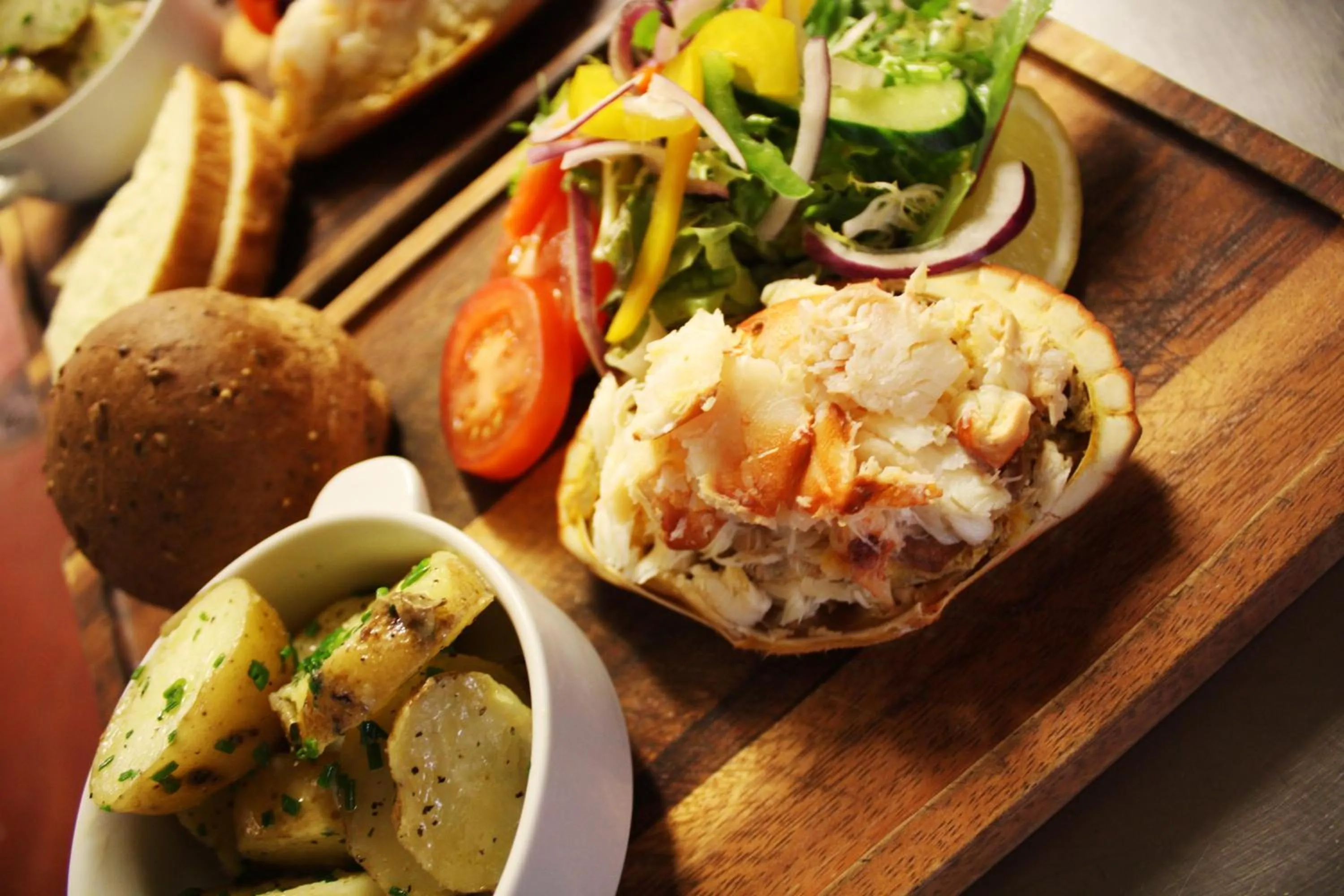 Food close-up in The Ram at Tivetshall