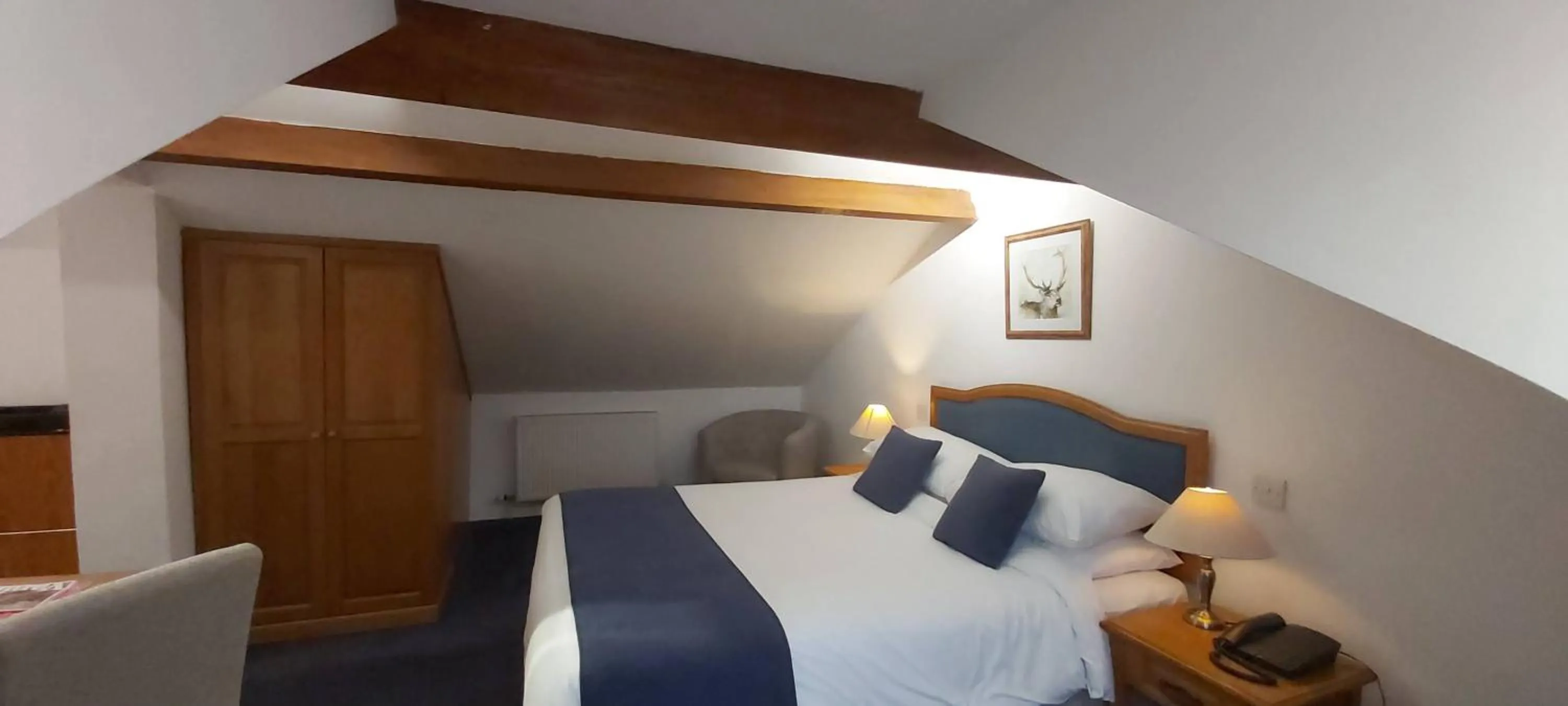 Bed in The Ram at Tivetshall