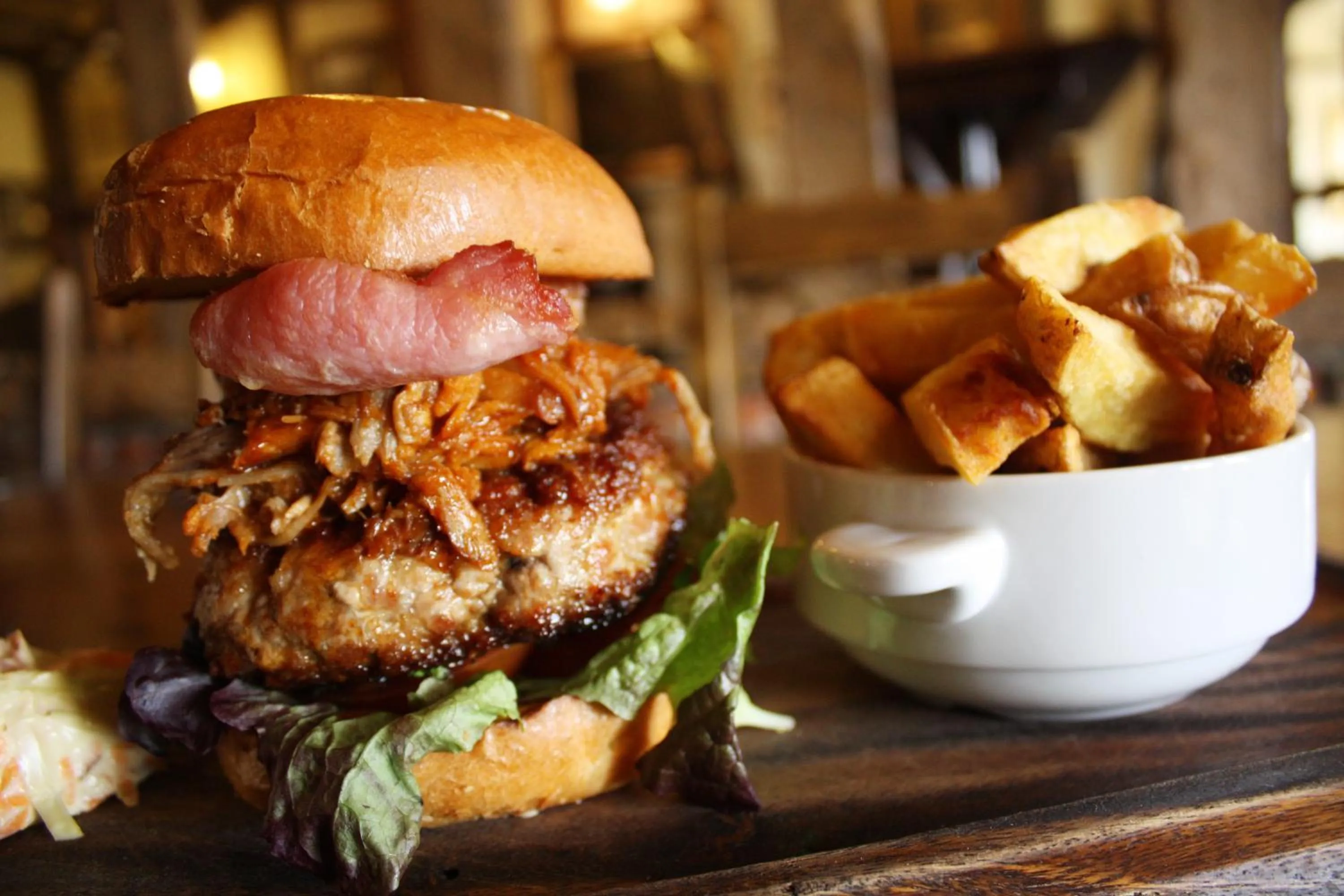 Food close-up in The Ram at Tivetshall