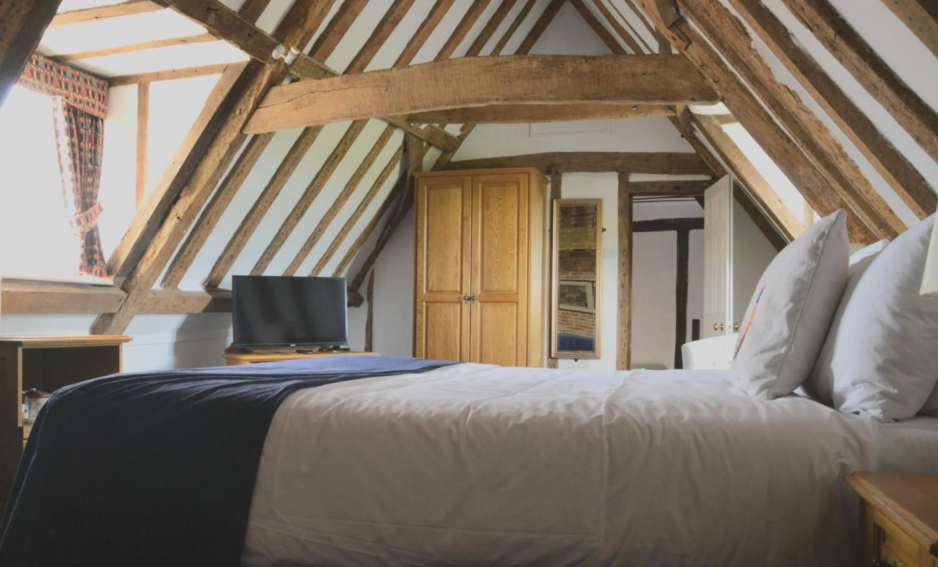 Bed in The Ram at Tivetshall