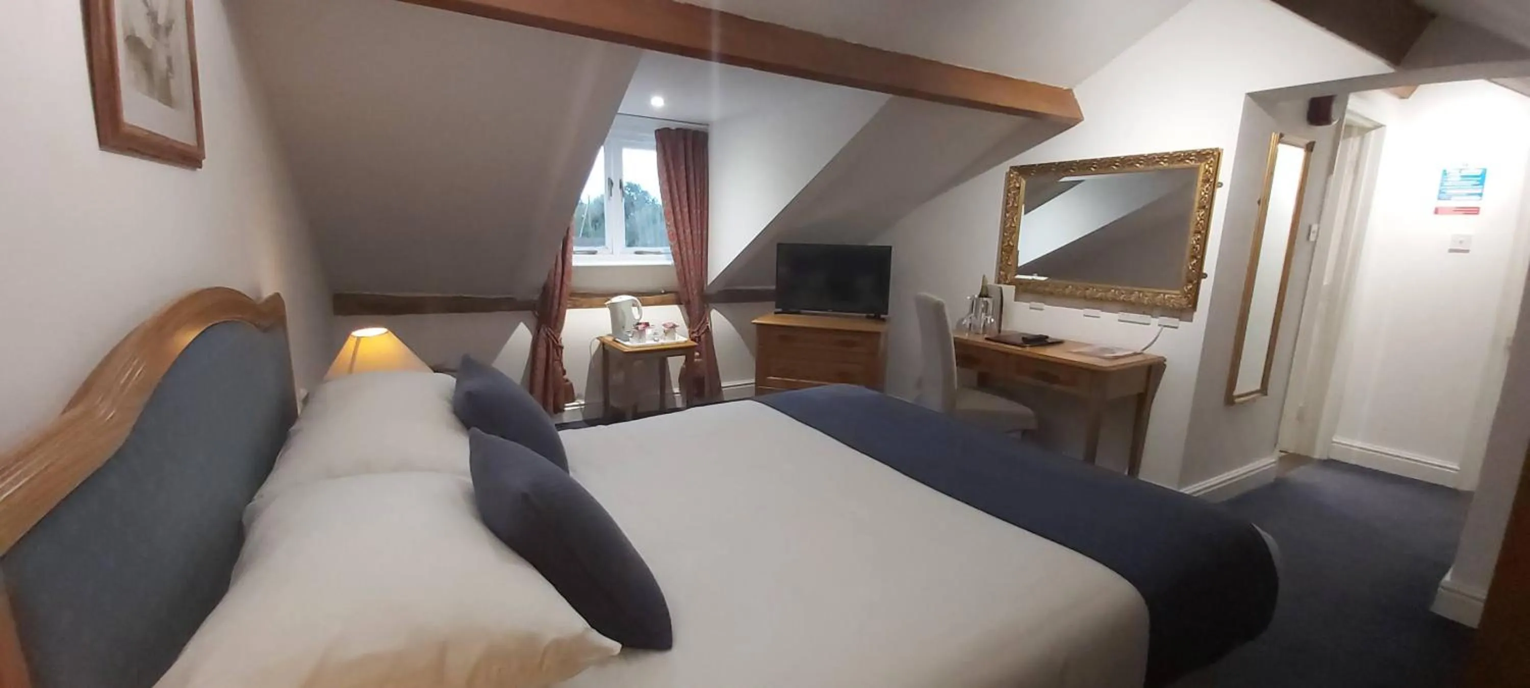 Bed in The Ram at Tivetshall