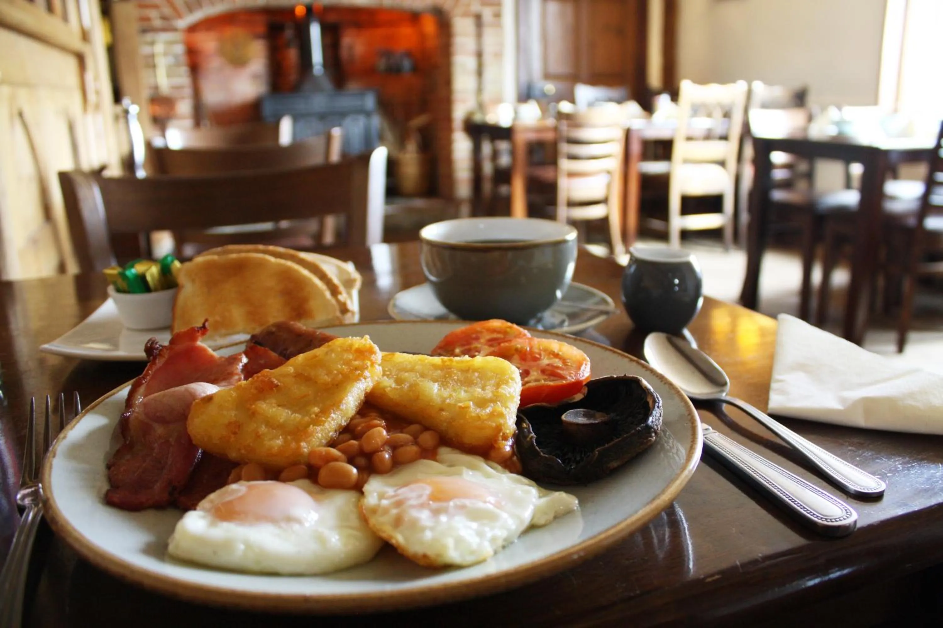 Food close-up in The Ram at Tivetshall