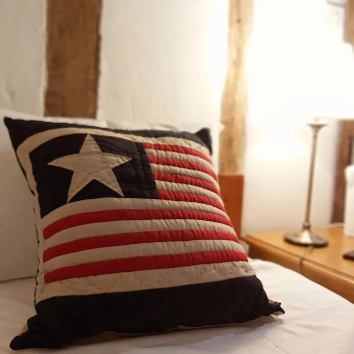 Bed in The Ram at Tivetshall