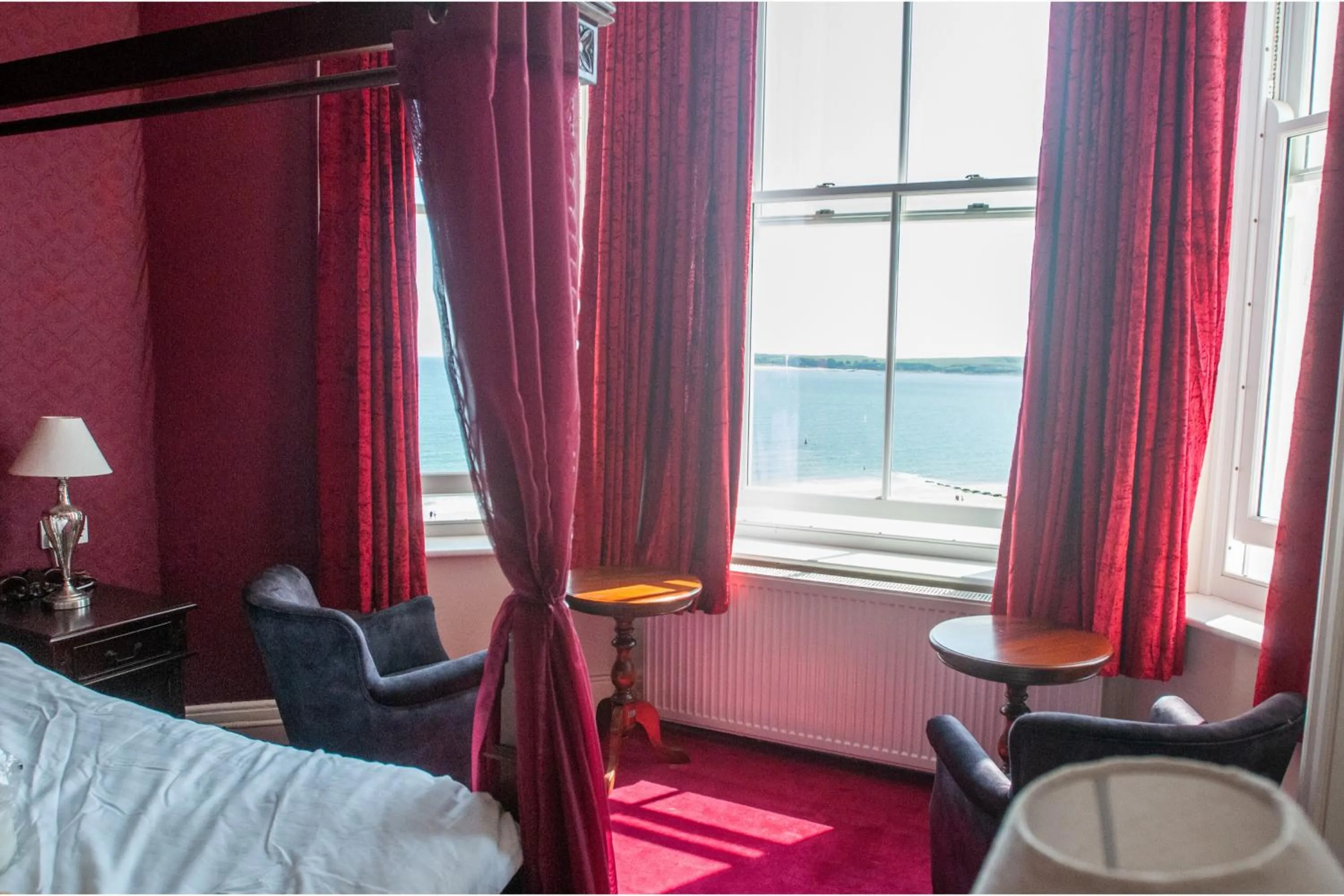 Bedroom, Bed in The Belgrave Hotel Tenby