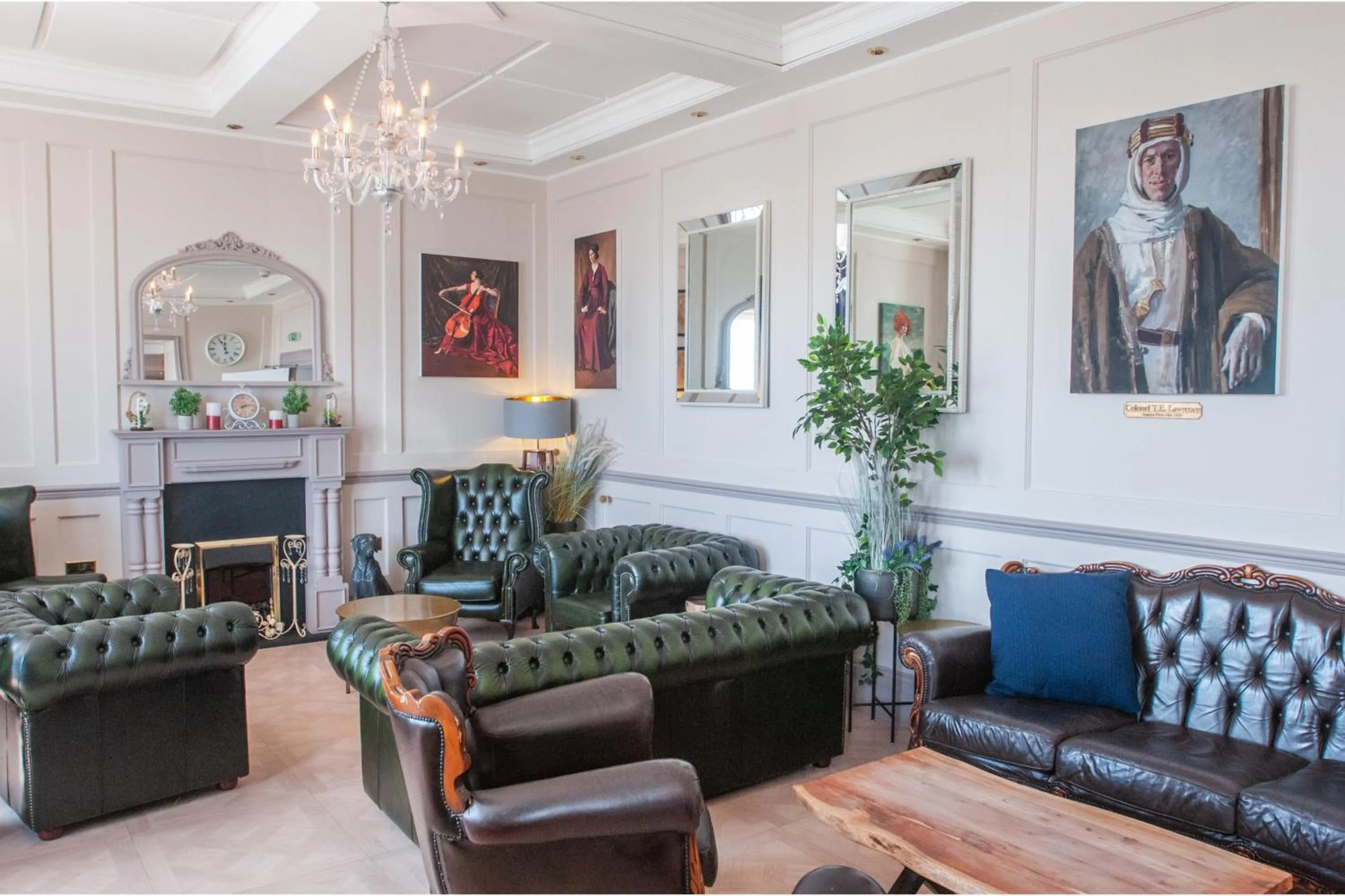 Lobby or reception in The Belgrave Hotel Tenby