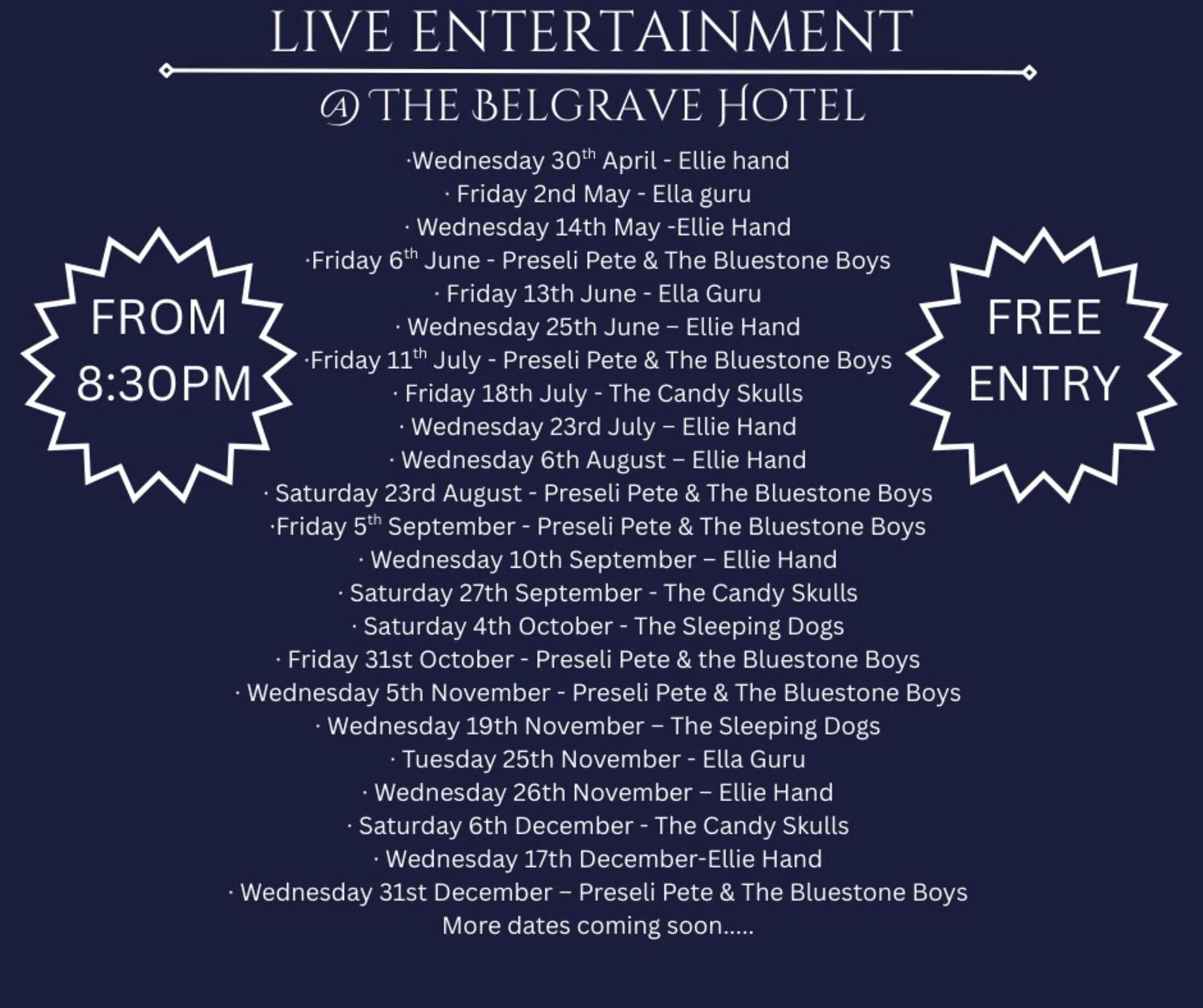 Logo/Certificate/Sign in The Belgrave Hotel Tenby