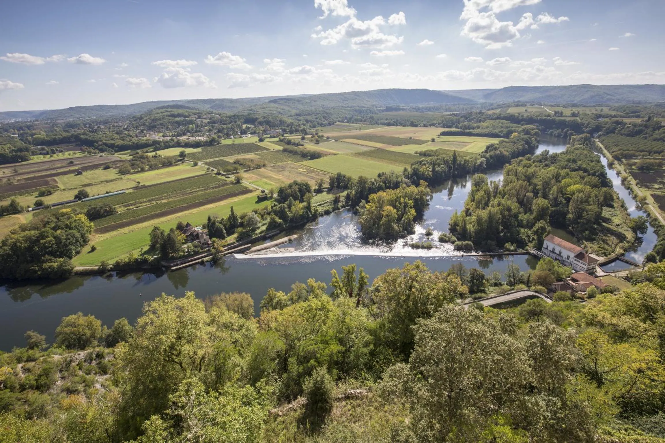 View (from property/room) in Château de Mercuès