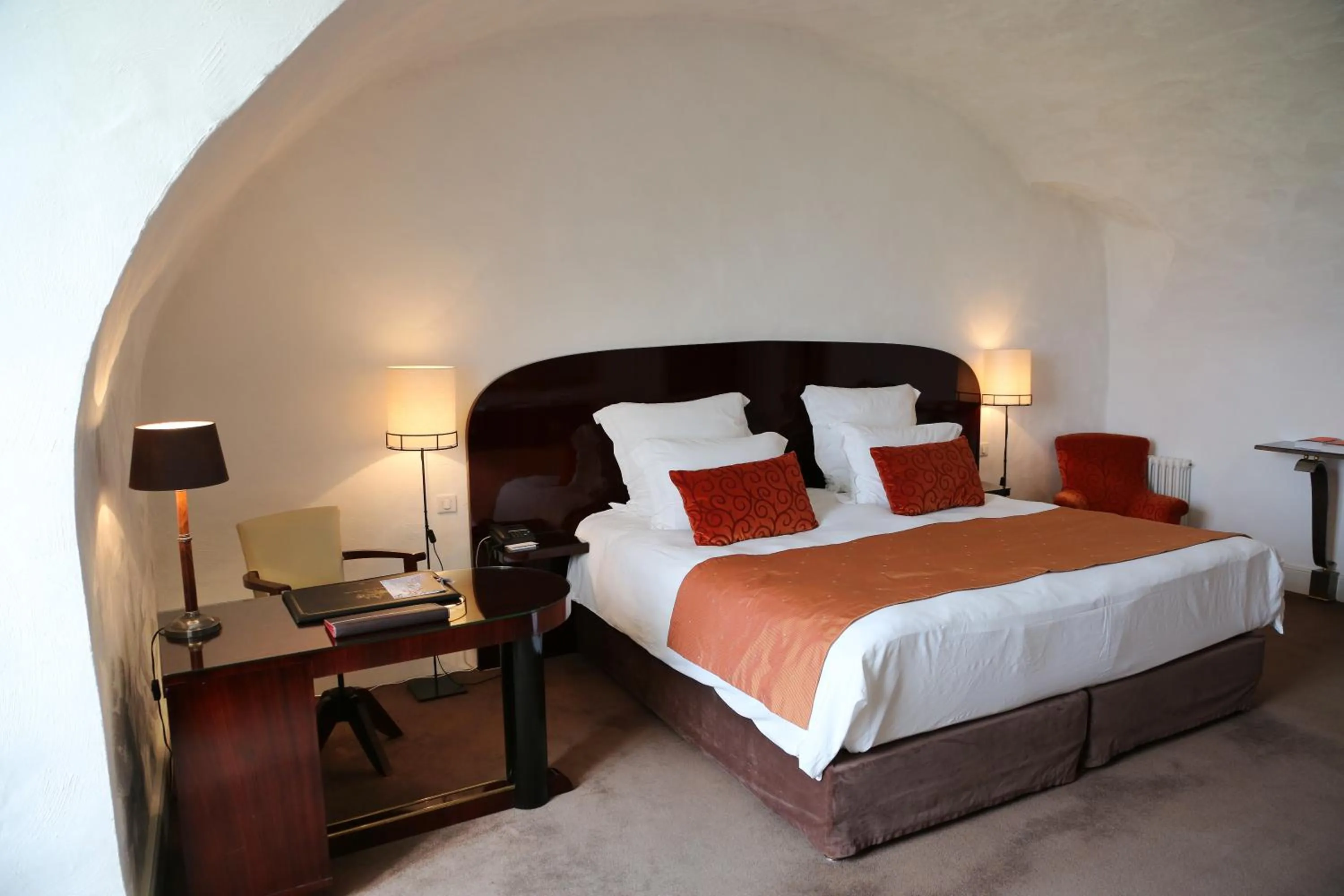 Bed in Château de Mercuès