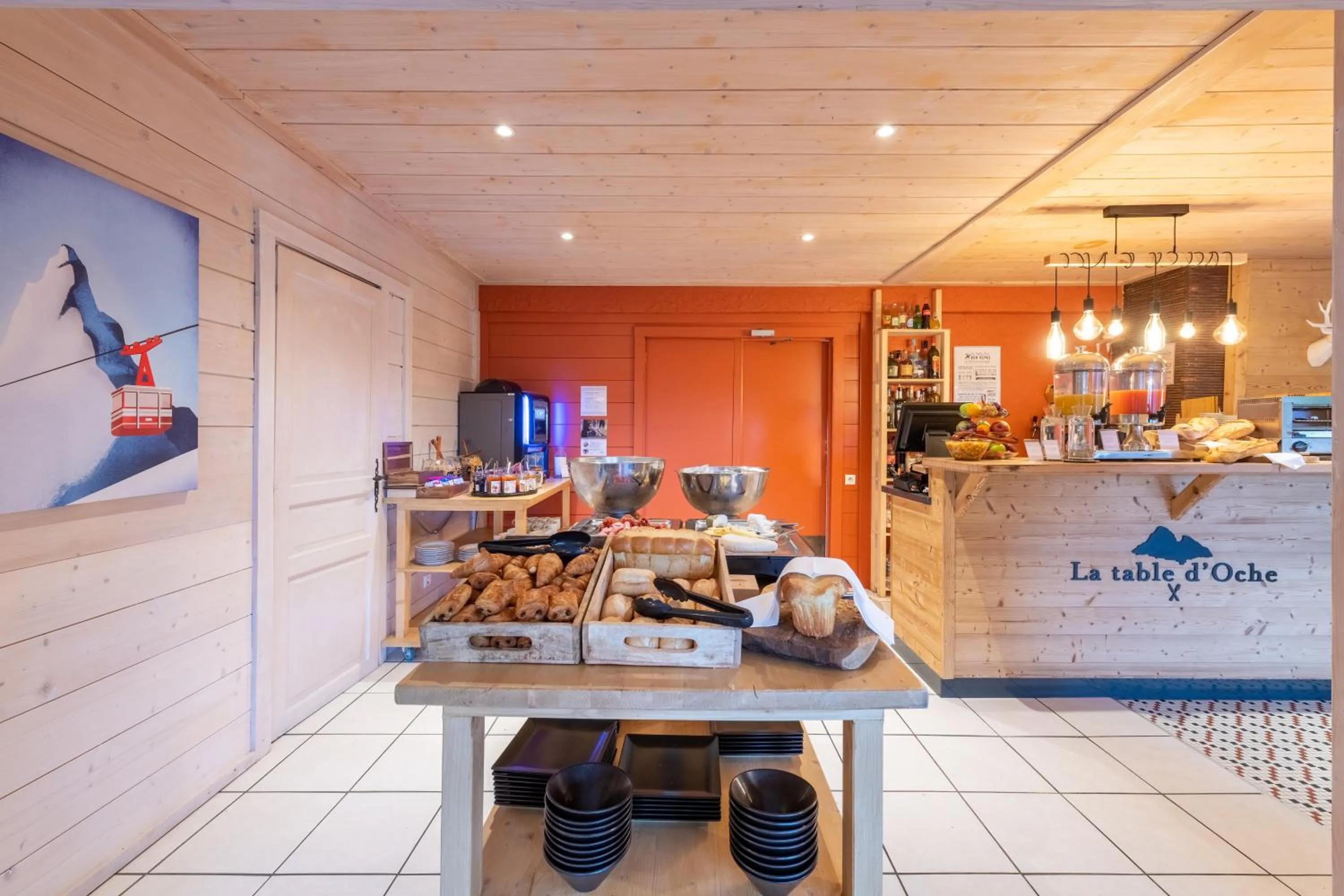 Breakfast in Hotel Le Bois Joli